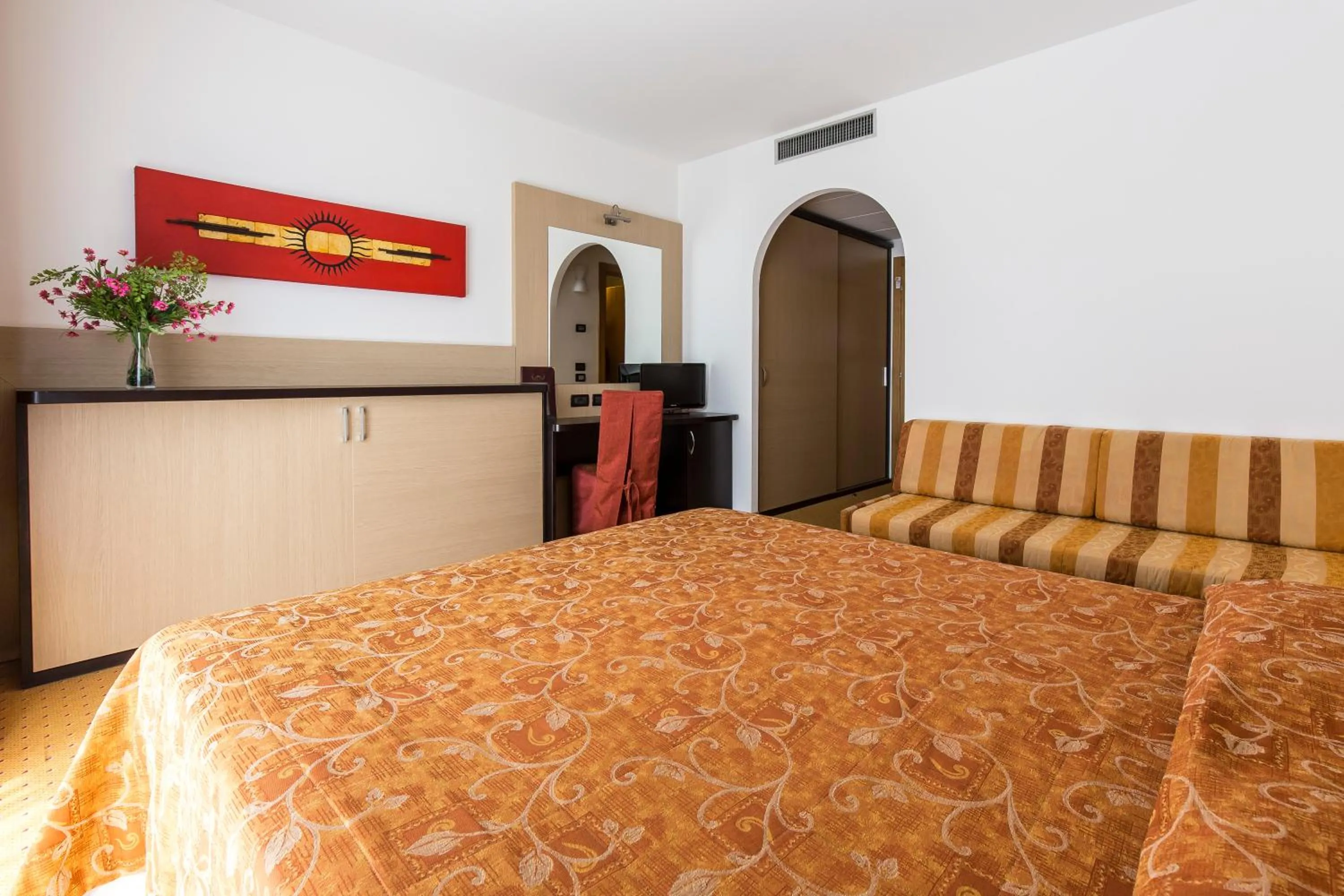 Bed in Hotel Olympus