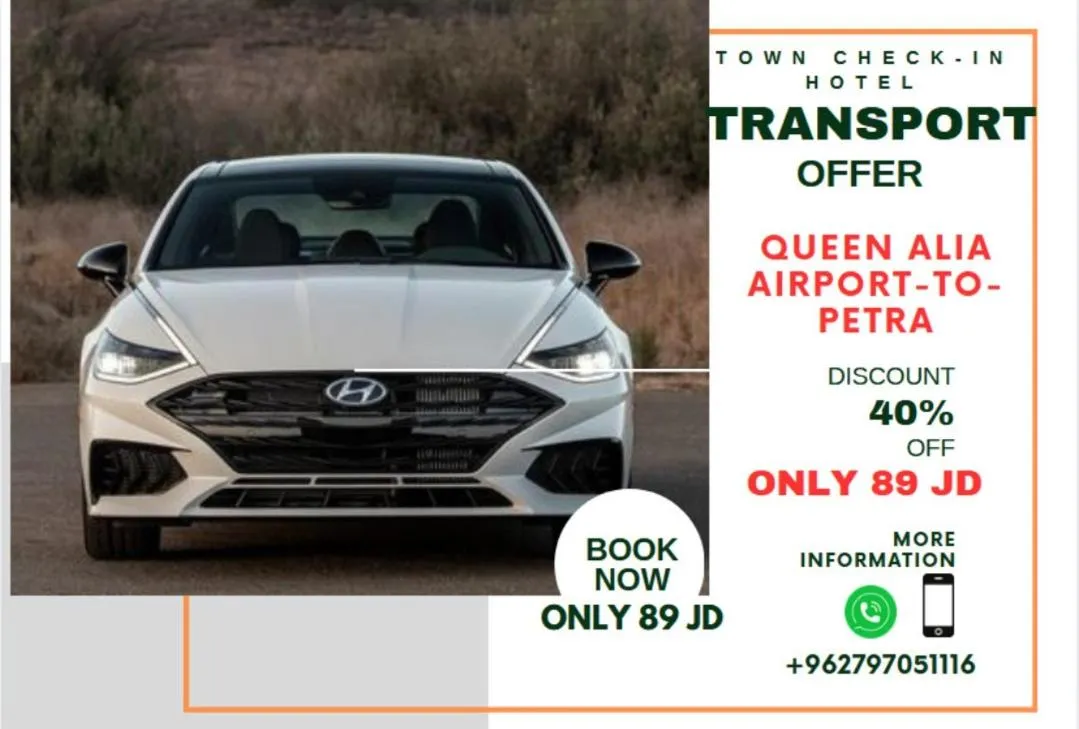 Parking in Petra Town Check-Inn