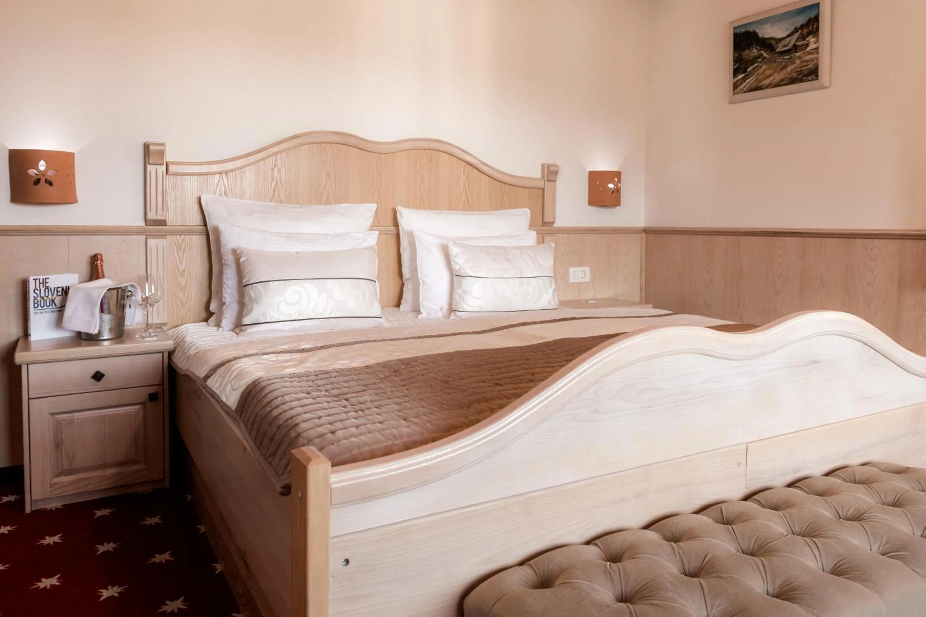 Bedroom, Bed in Hotel Planinka