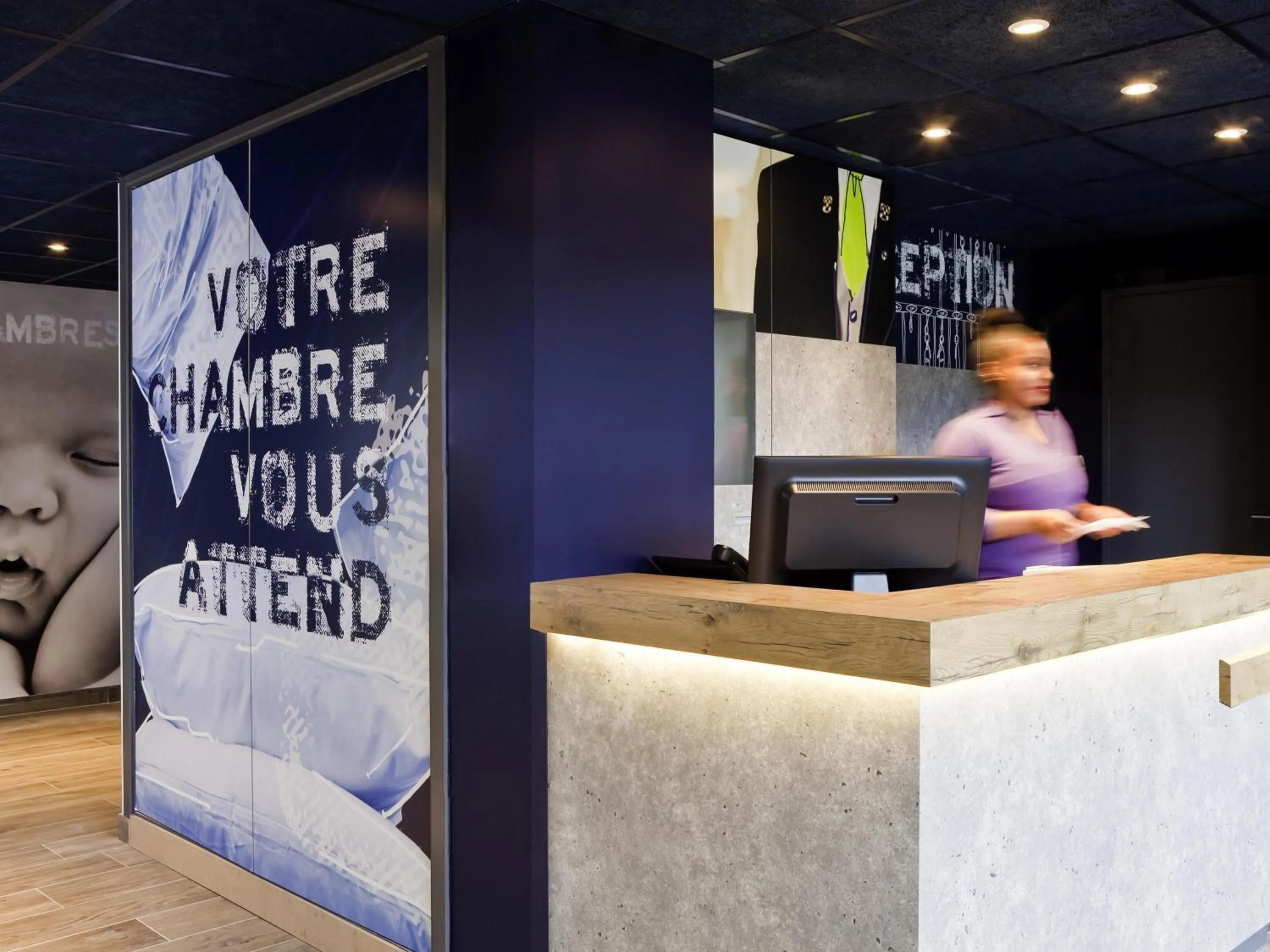 Property building in ibis budget Pontault Combault RN4 Marne La Vallée