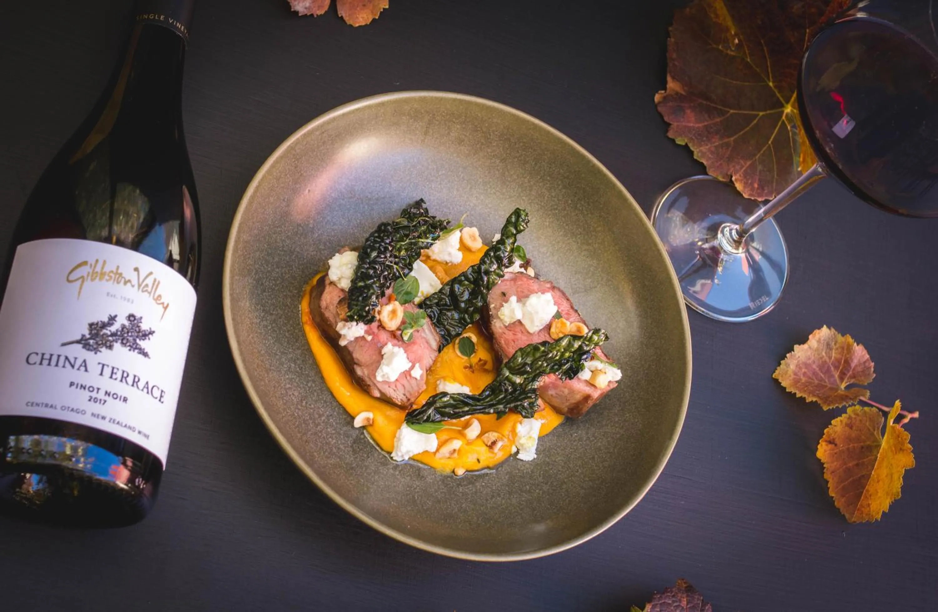 Food and drinks in Gibbston Valley Lodge and Spa