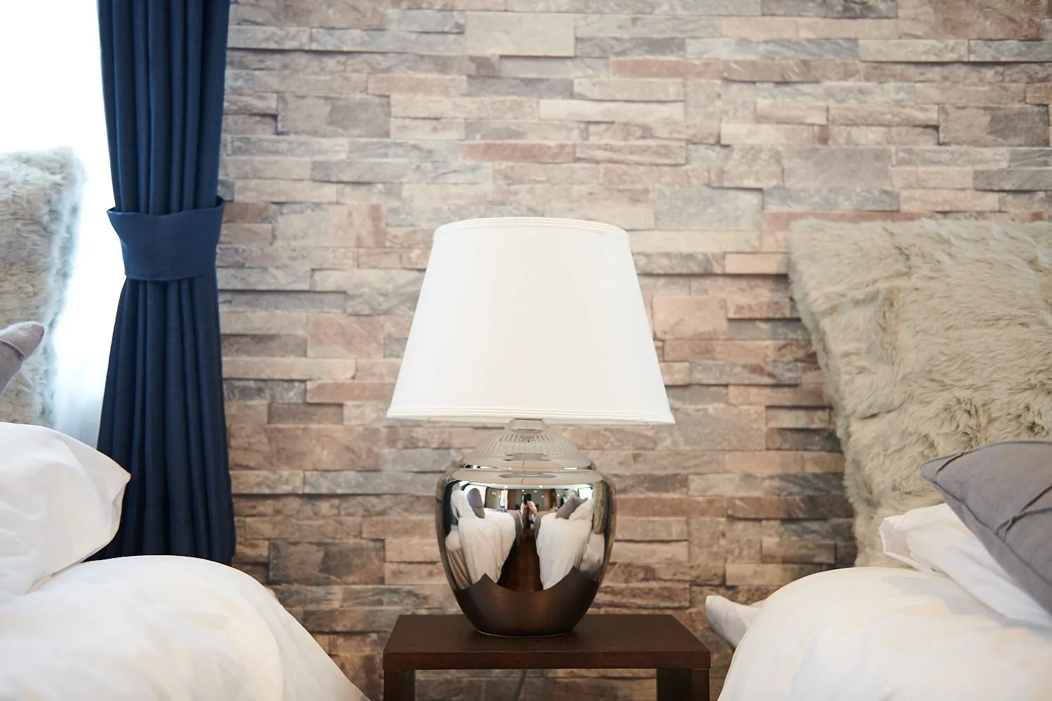 Decorative detail, Bed in Ueno Residence Hotel Matsumoto