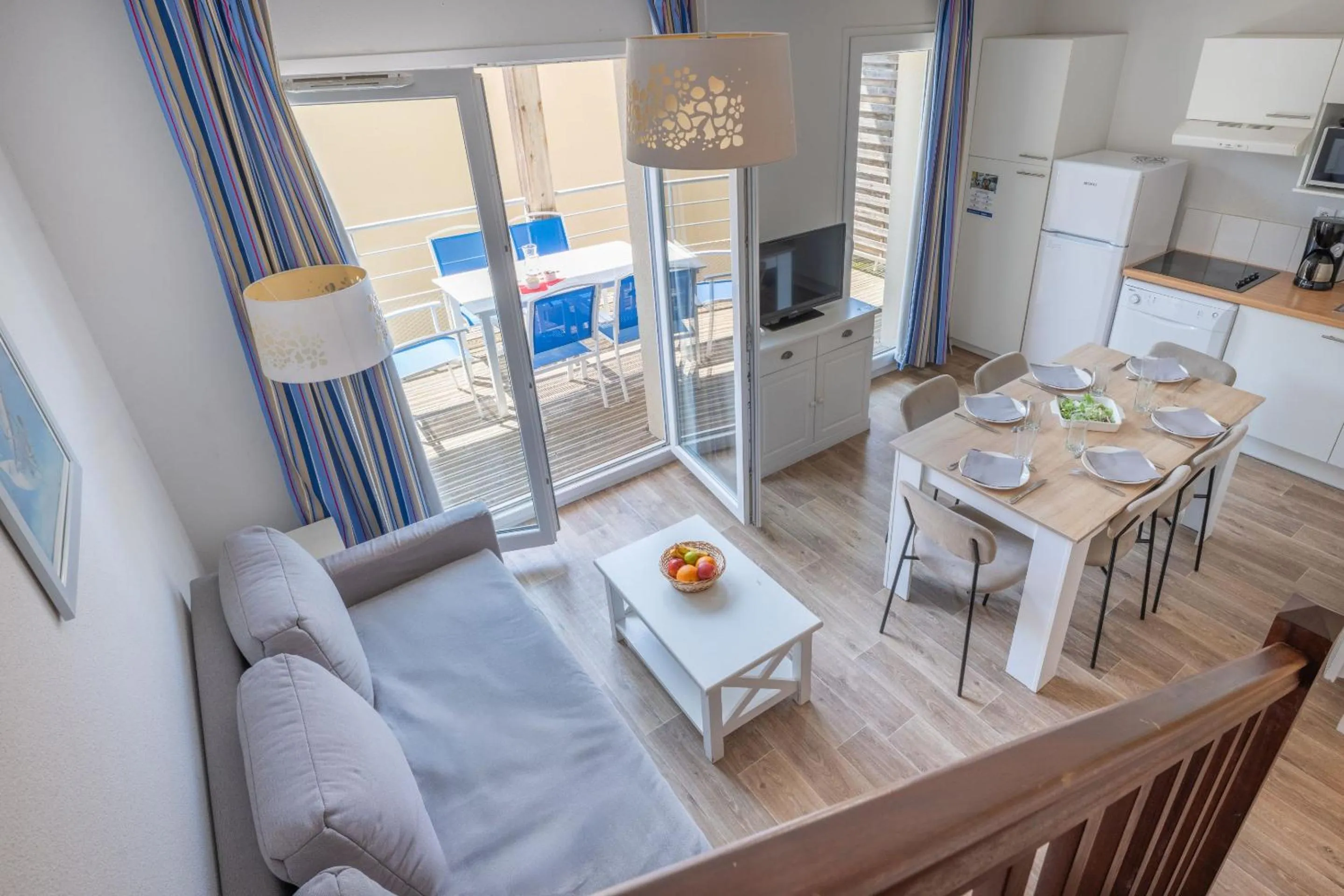 Seating area in Résidence Odalys Le Petit Pont