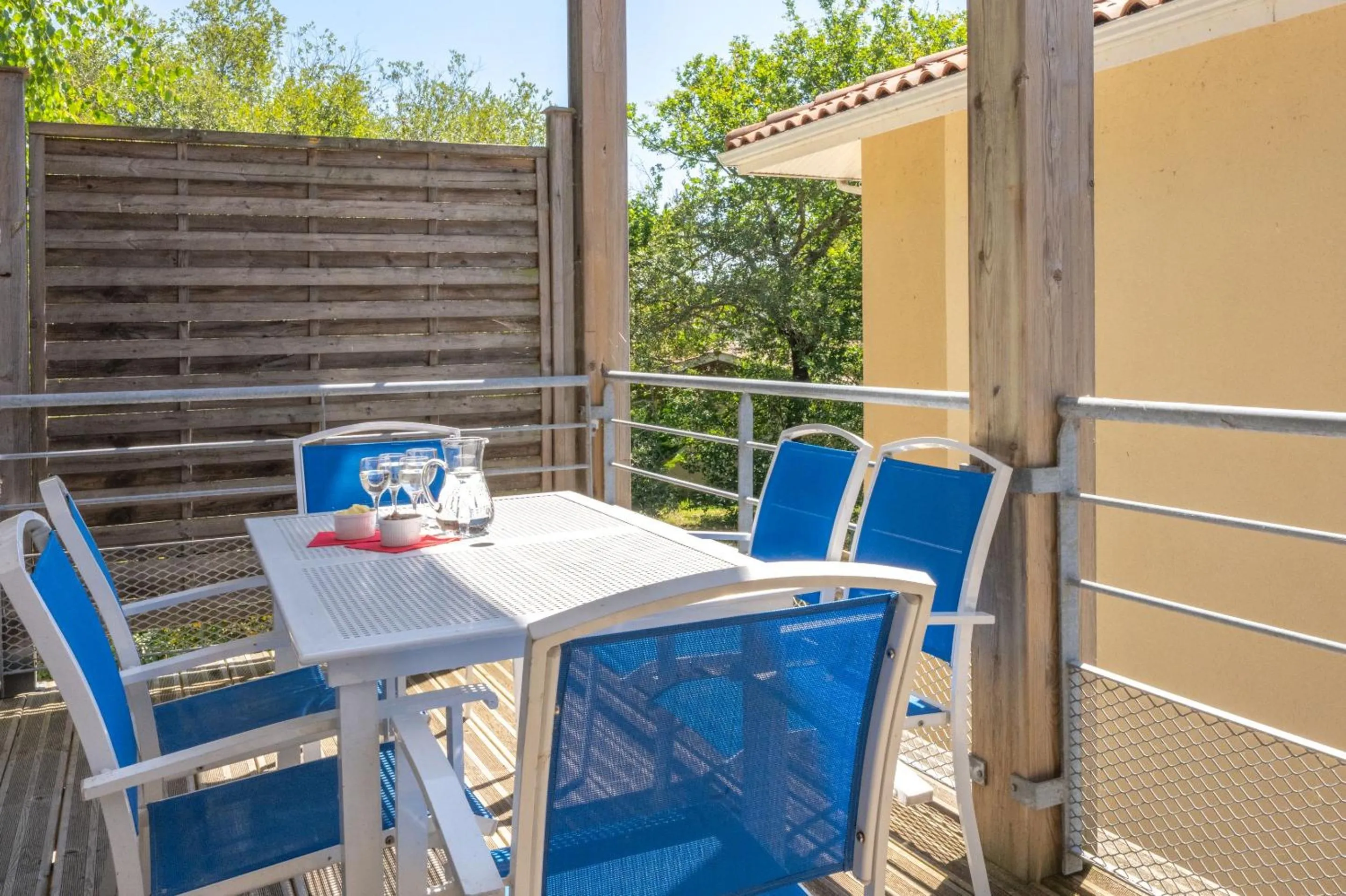 Balcony/Terrace in Résidence Odalys Le Petit Pont