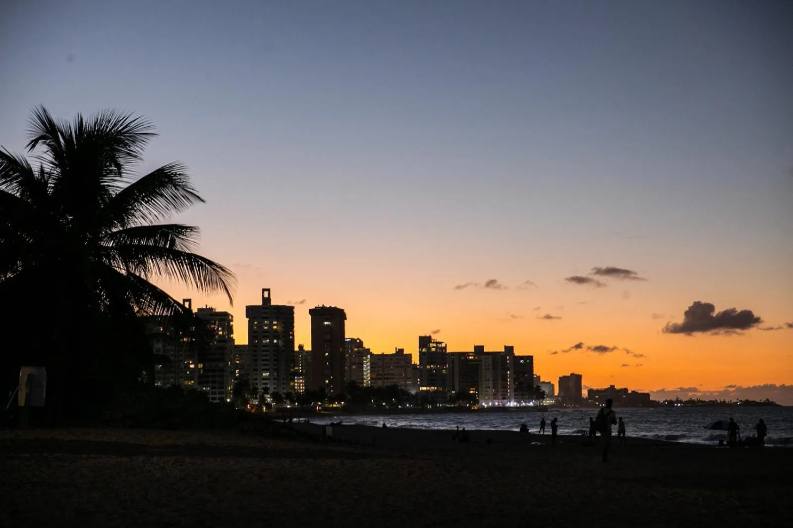 Sunset in Numero Uno Beach House
