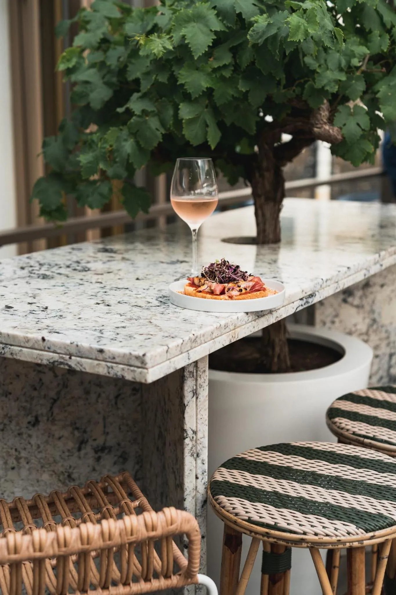 Balcony/Terrace in Hôtel de La Plage