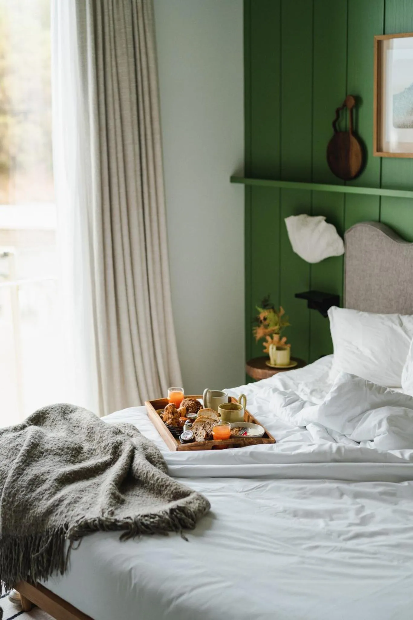 Bedroom, Bed in Hôtel de La Plage
