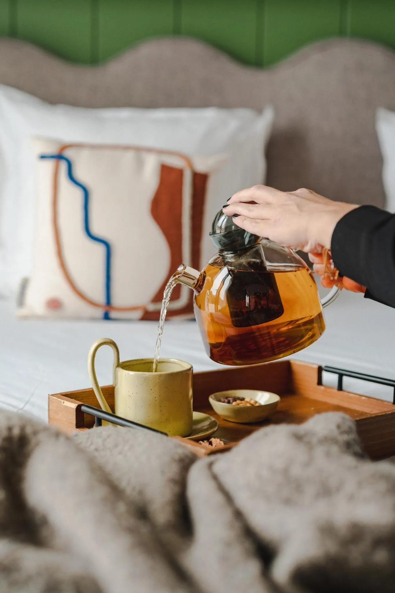 Bedroom in Hôtel de La Plage