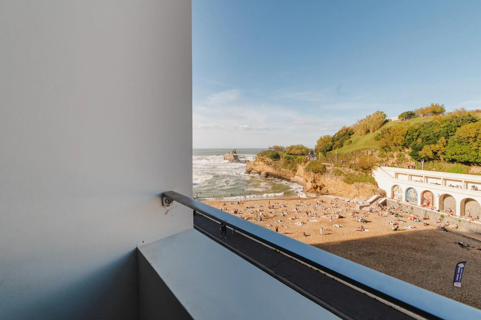 Sea view in Hôtel de La Plage