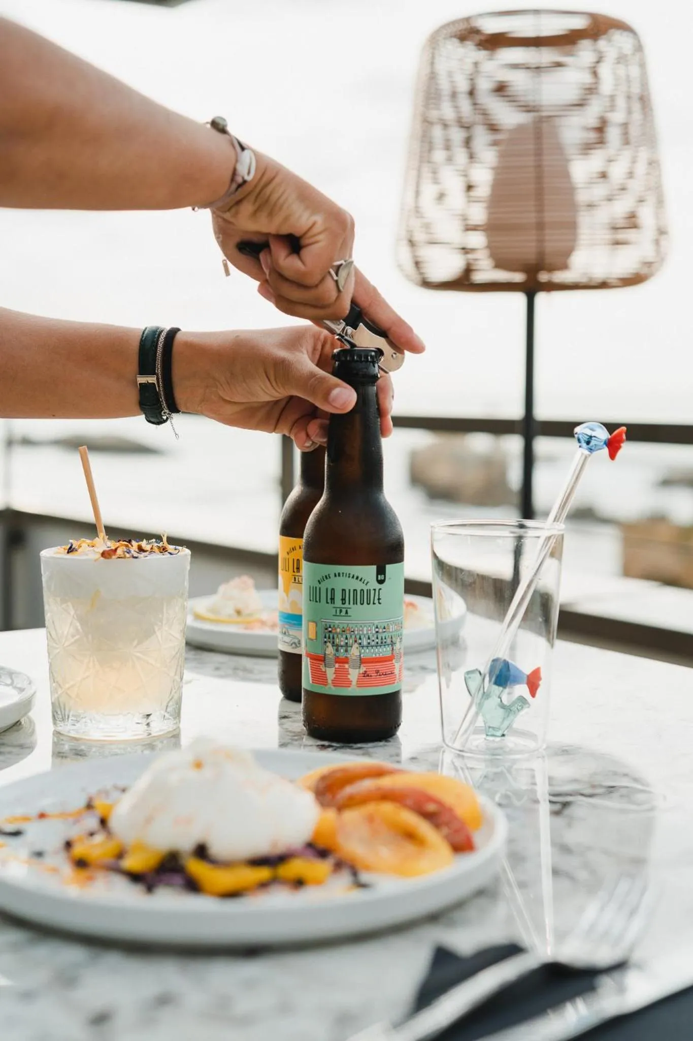 Balcony/Terrace in Hôtel de La Plage
