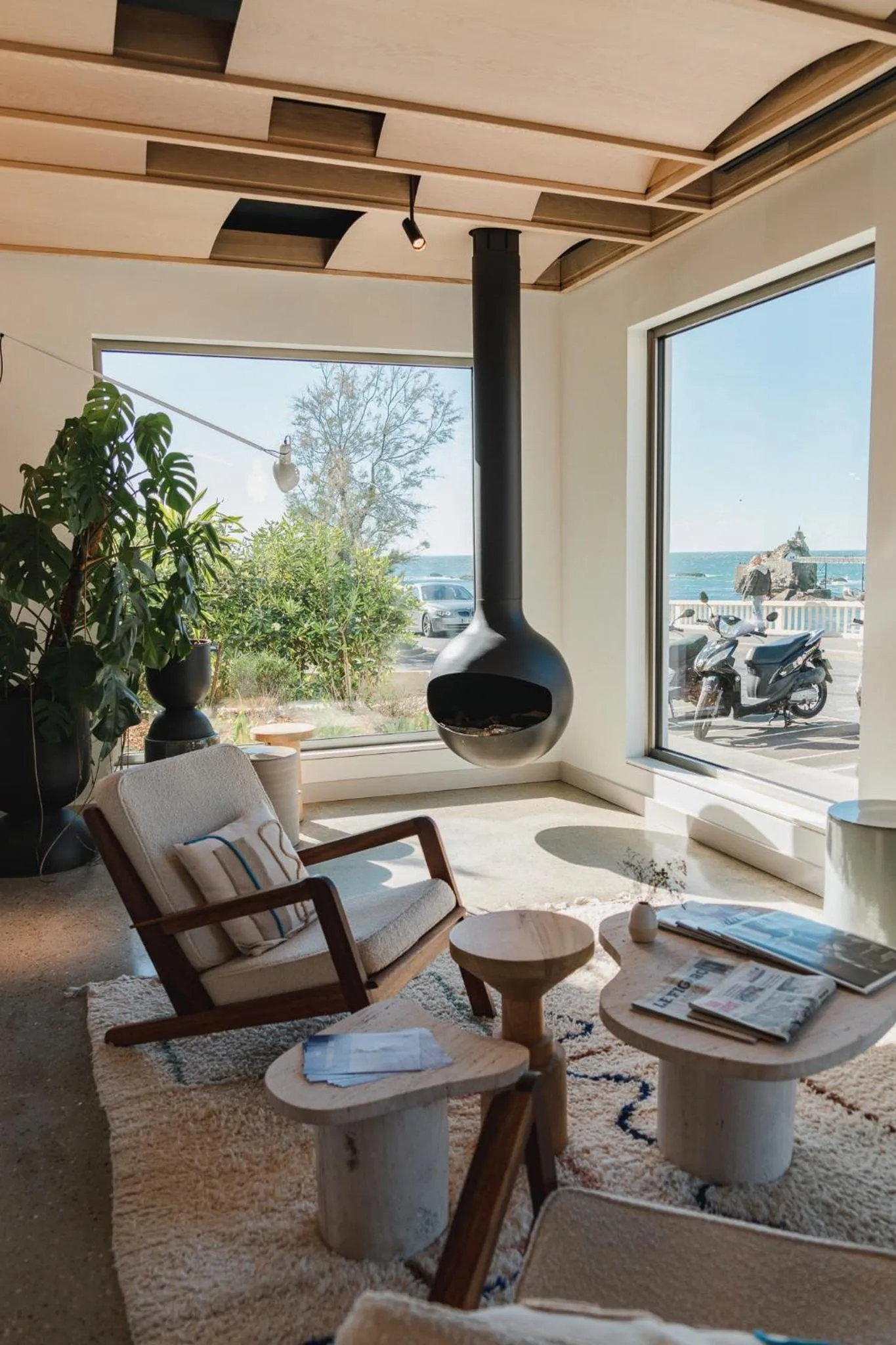Living room in Hôtel de La Plage