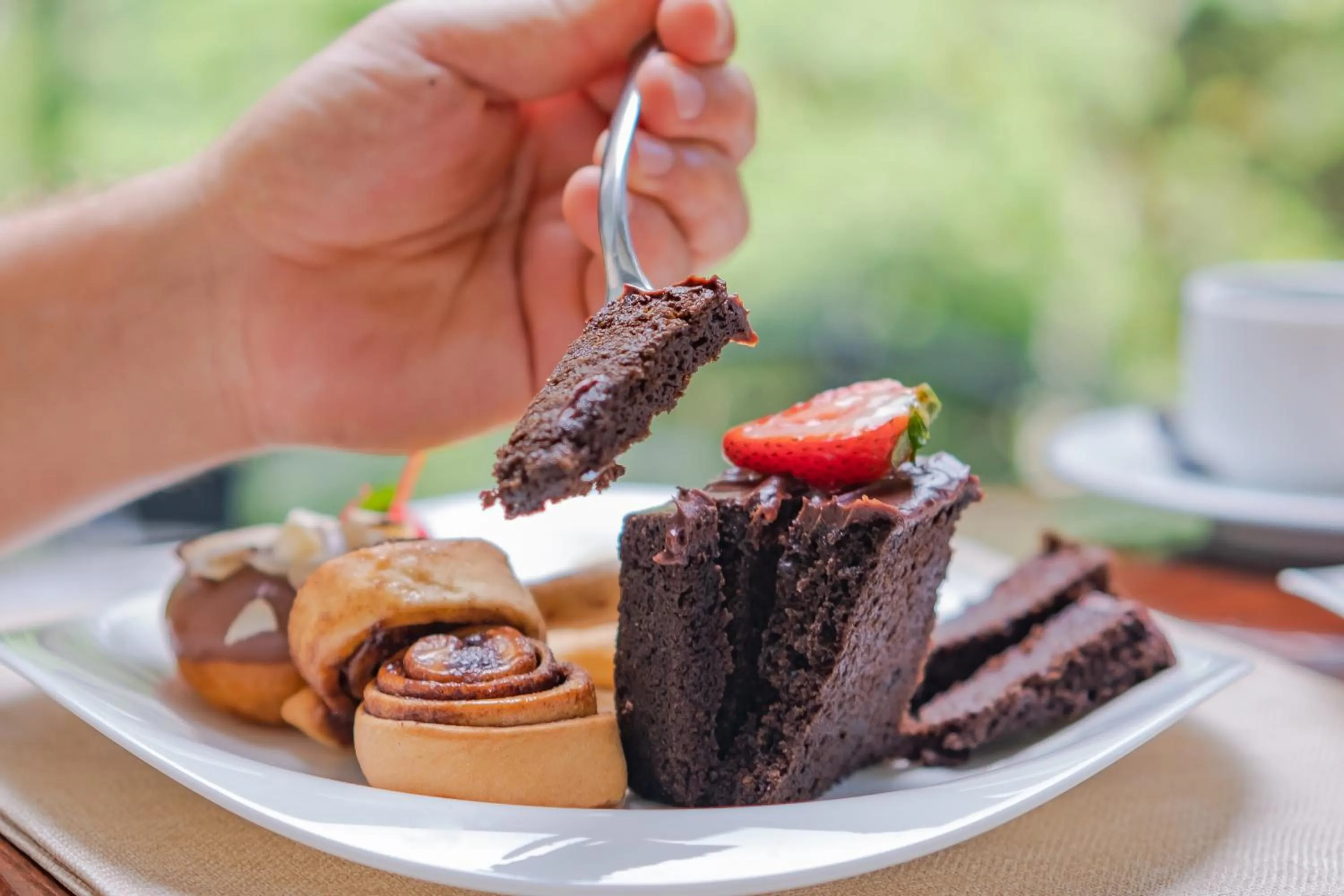 Food and drinks in Hotel Lomas del Volcan