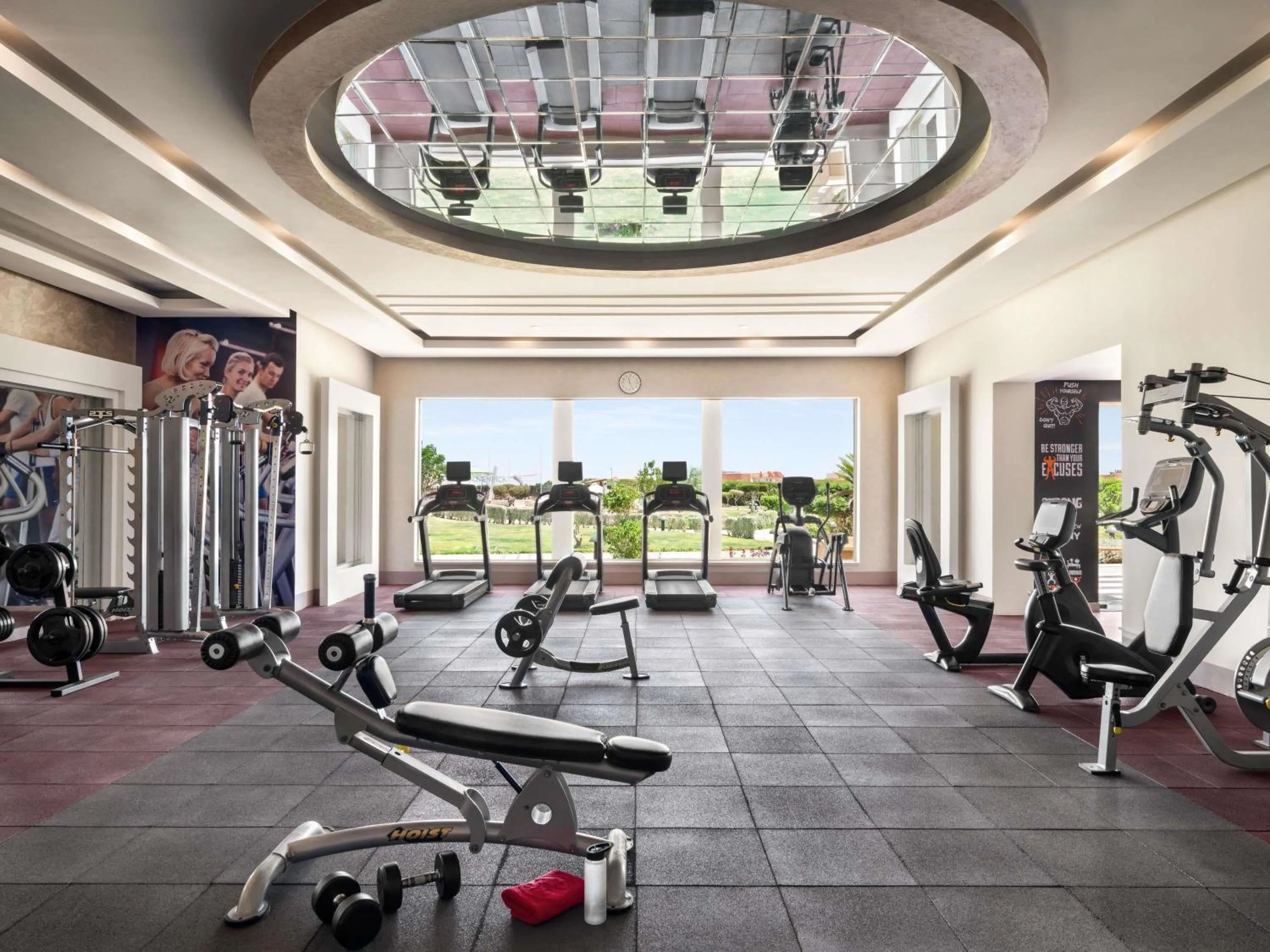 Fitness centre/facilities in Movenpick Waterpark Resort & Spa Soma Bay