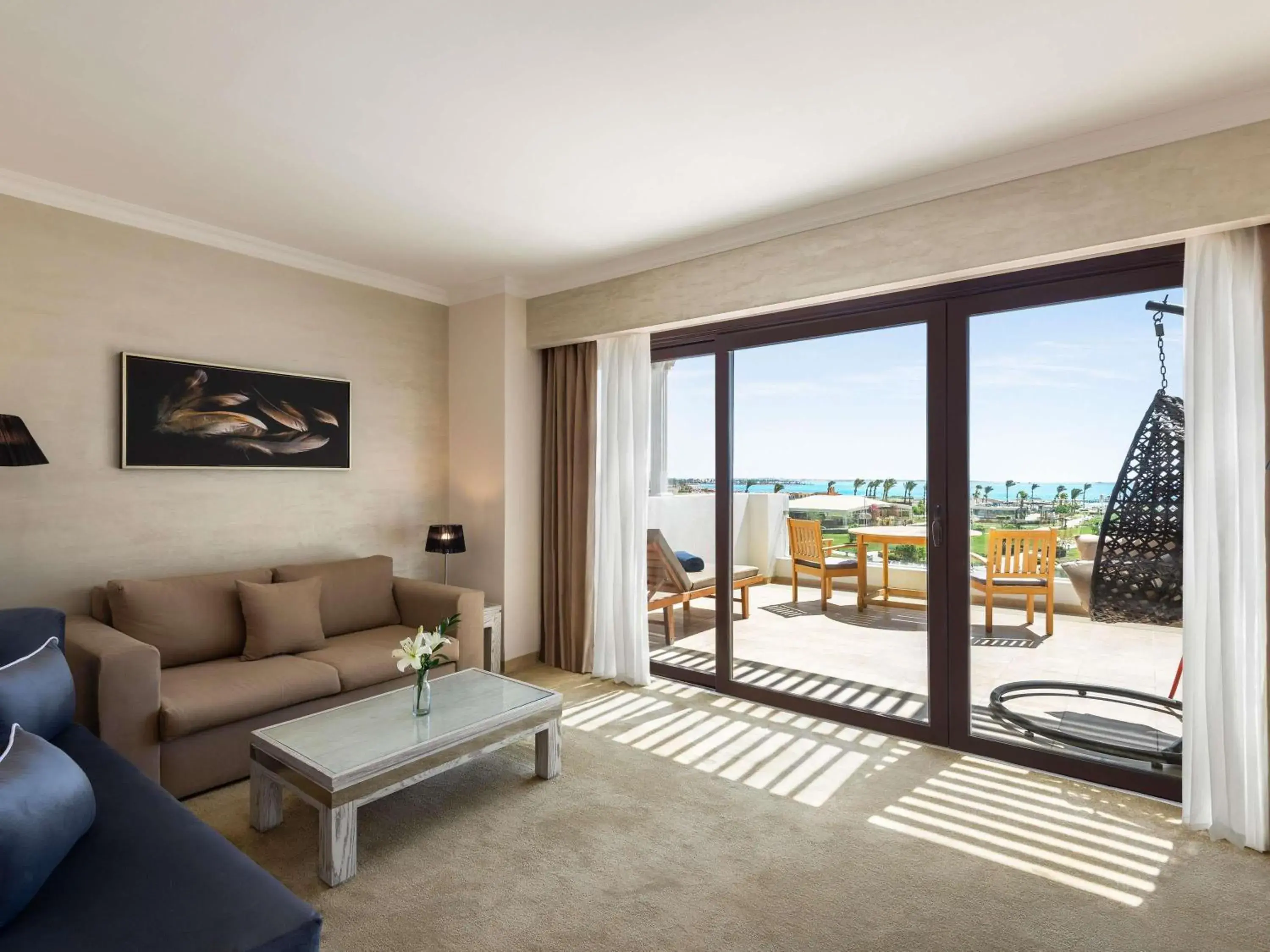 Deluxe King Suite with Sea View in Movenpick Waterpark Resort & Spa Soma Bay Deluxe King Suite with Sea View in Movenpick Waterpark Resort & Spa Soma Bay