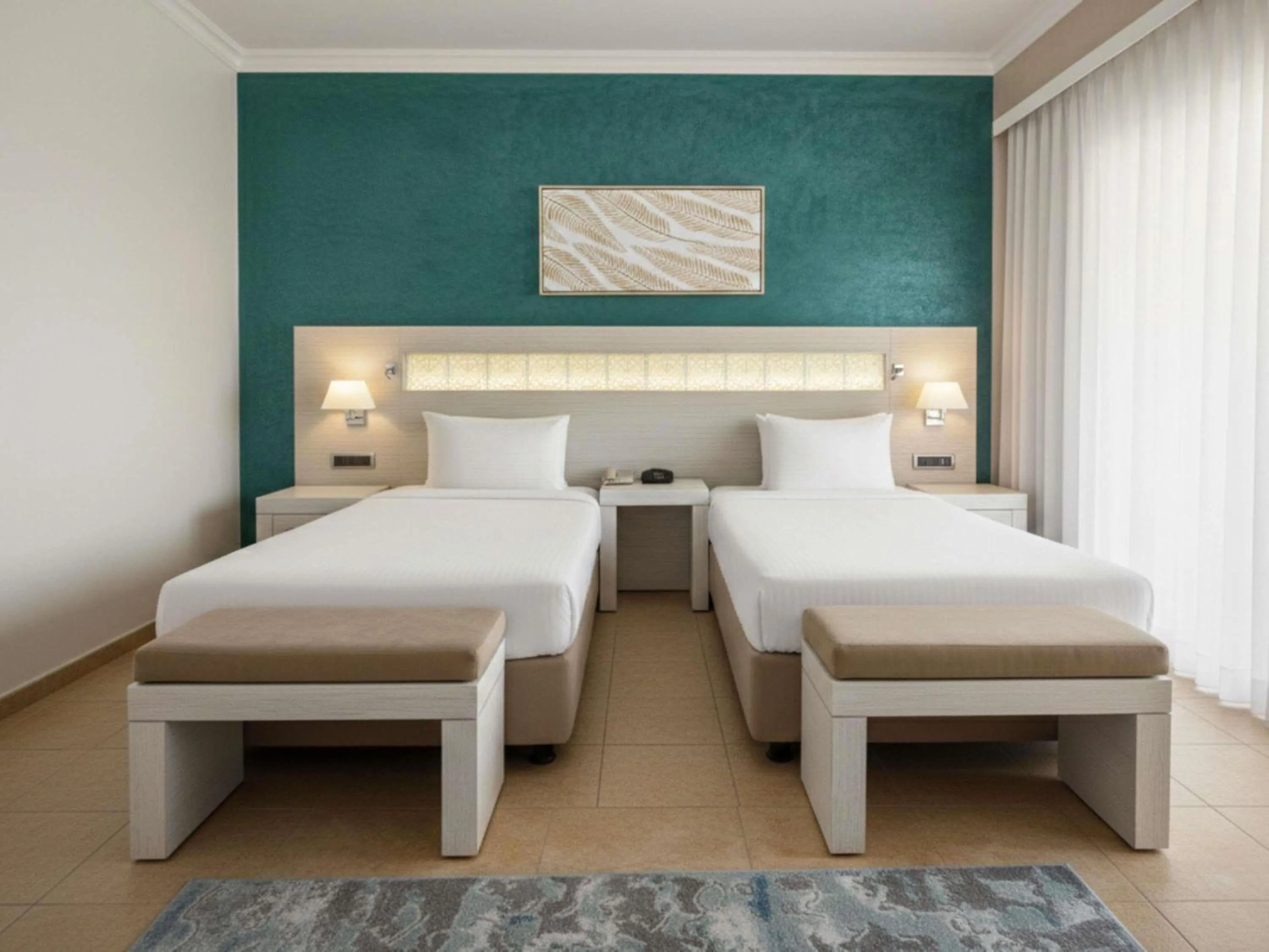 Bedroom, Bed in Movenpick Waterpark Resort & Spa Soma Bay