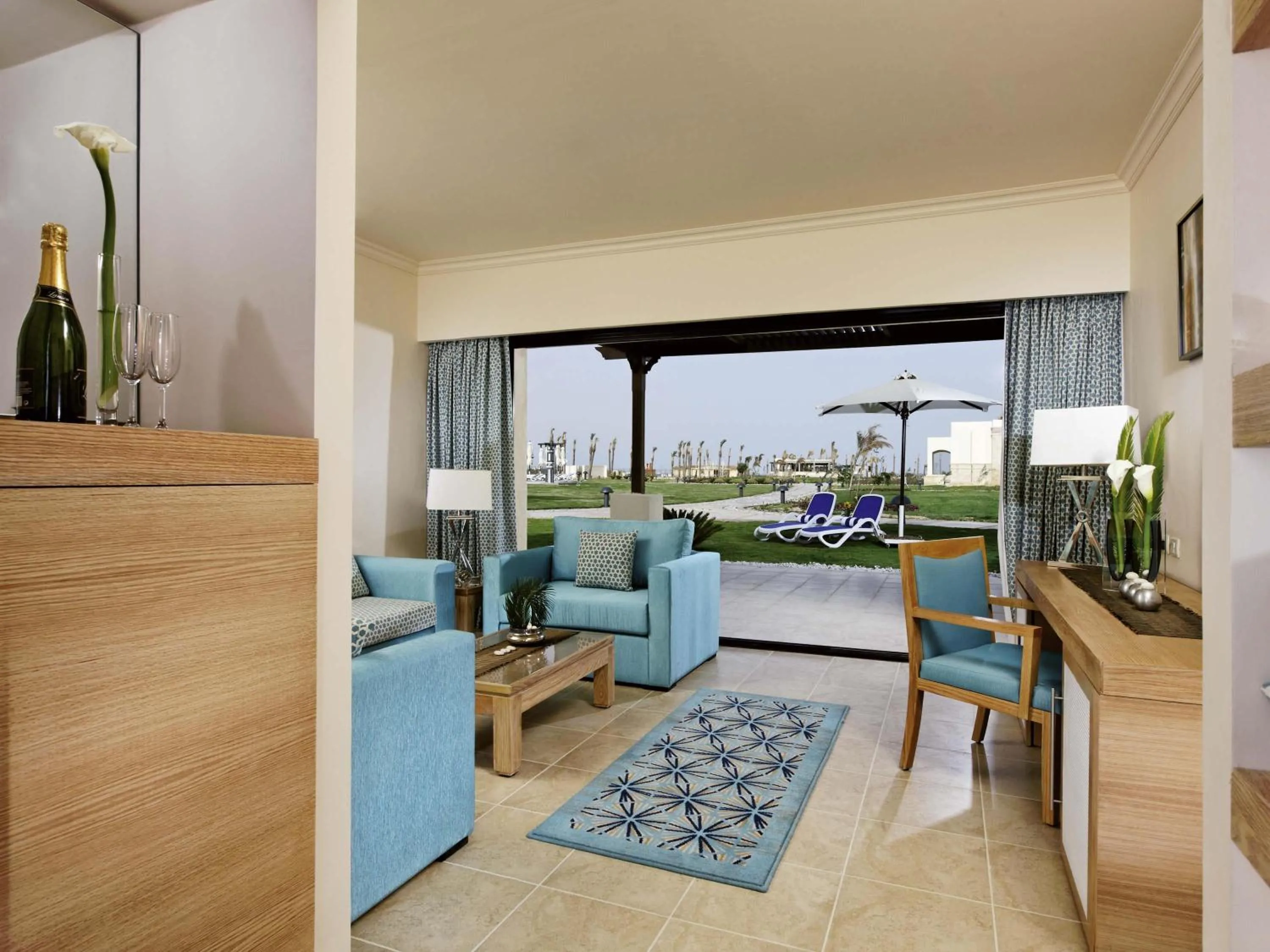 TV and multimedia in Movenpick Waterpark Resort & Spa Soma Bay