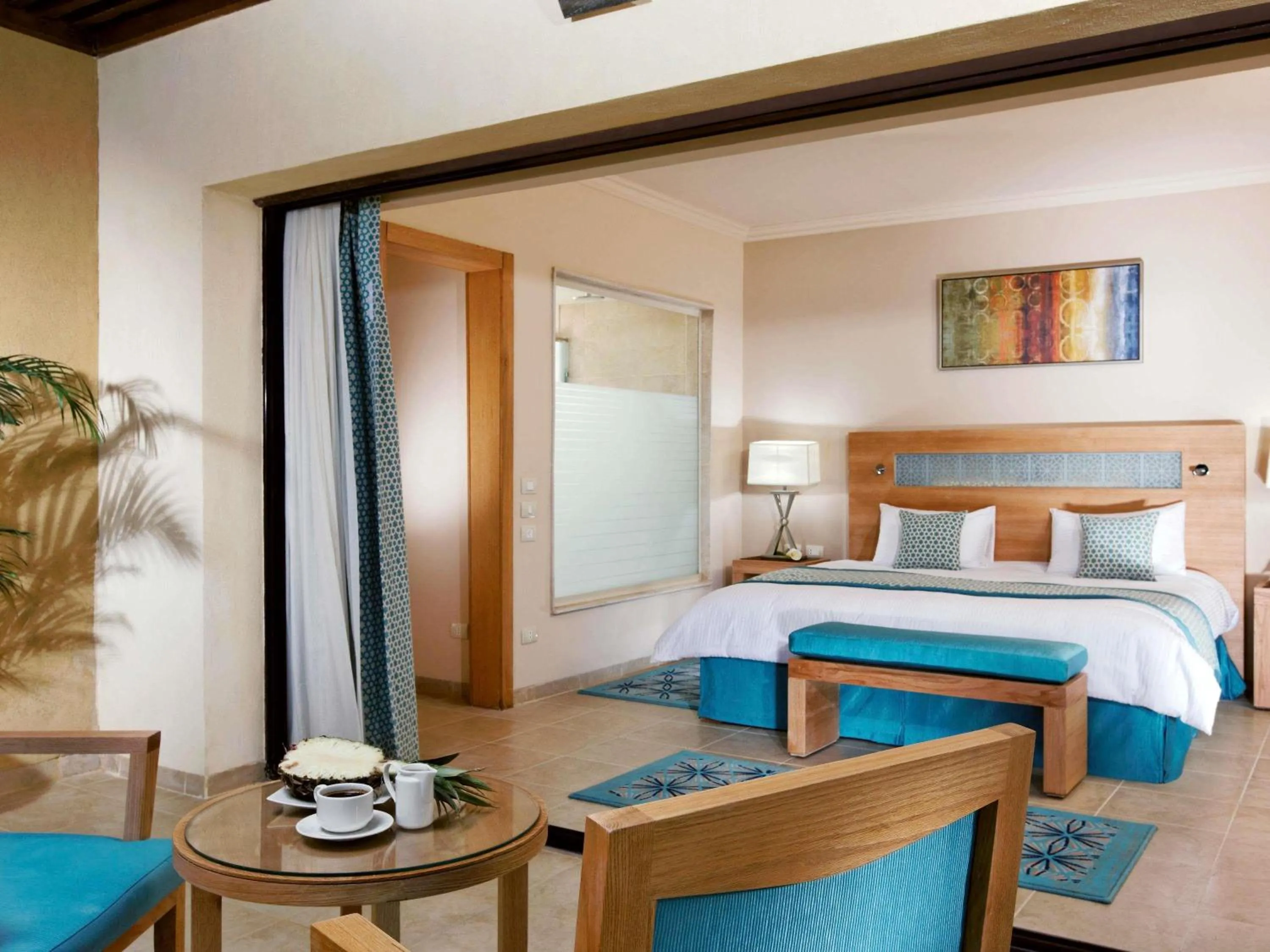 Bed in Movenpick Waterpark Resort & Spa Soma Bay
