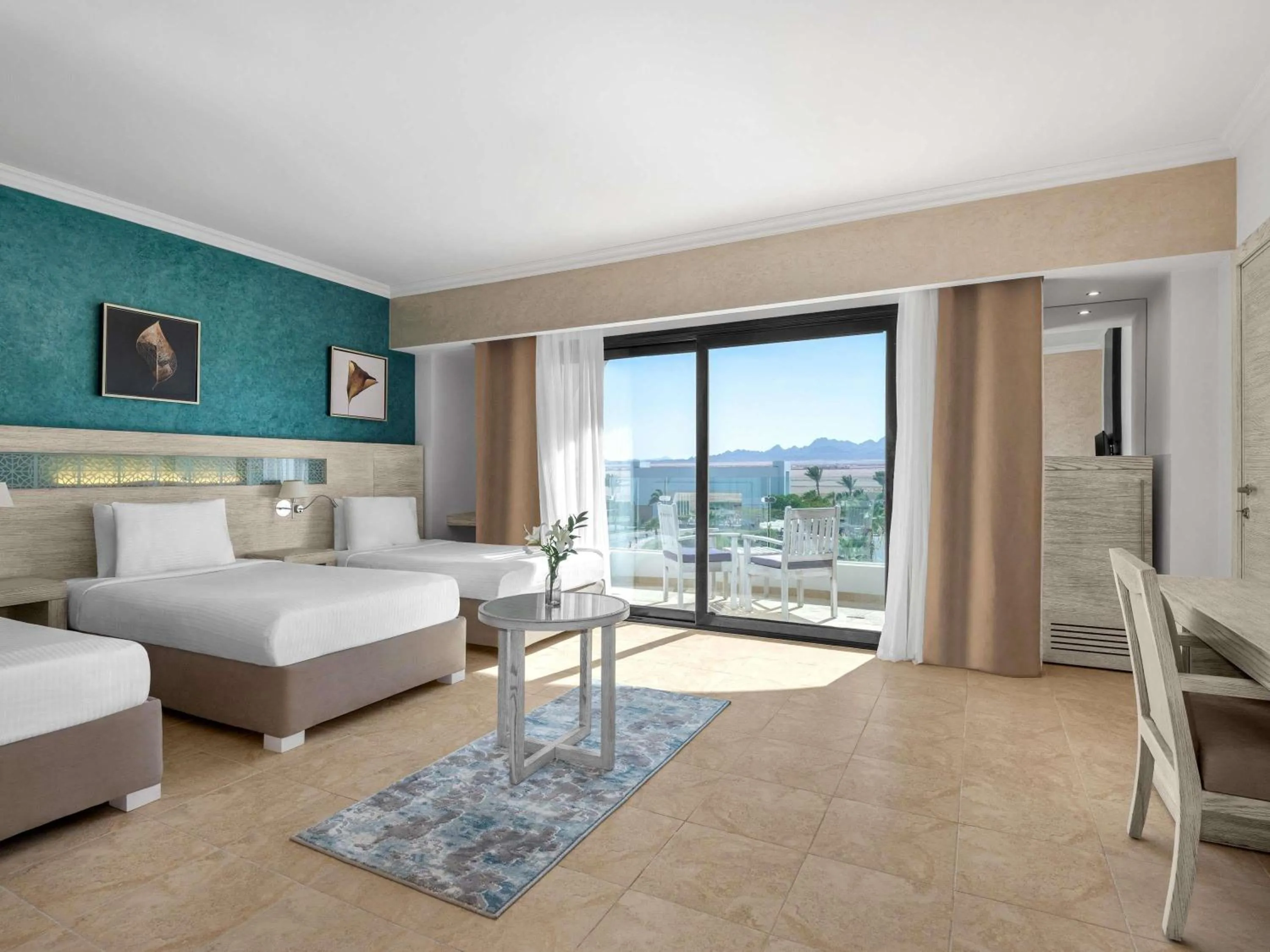 Bedroom, Bed in Movenpick Waterpark Resort & Spa Soma Bay