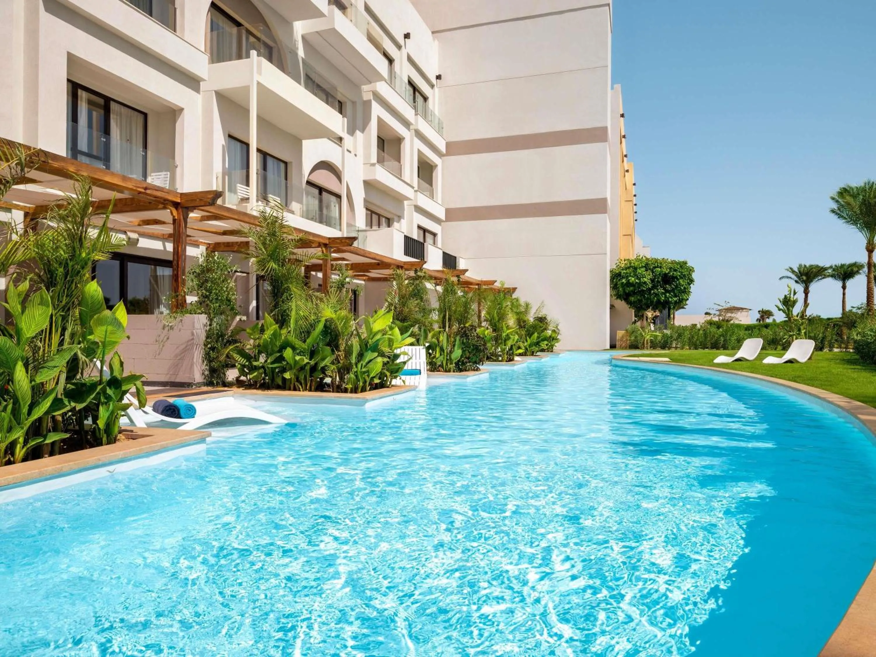 Bedroom in Movenpick Waterpark Resort & Spa Soma Bay