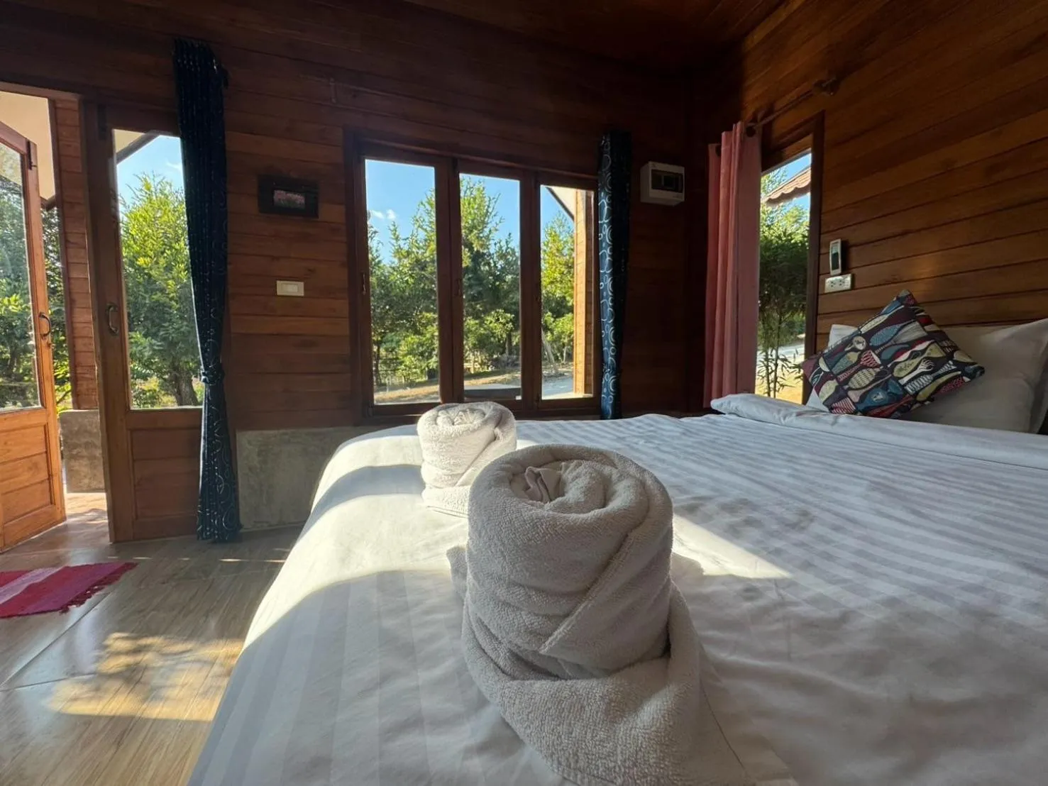 Bed in The Nanda Resort