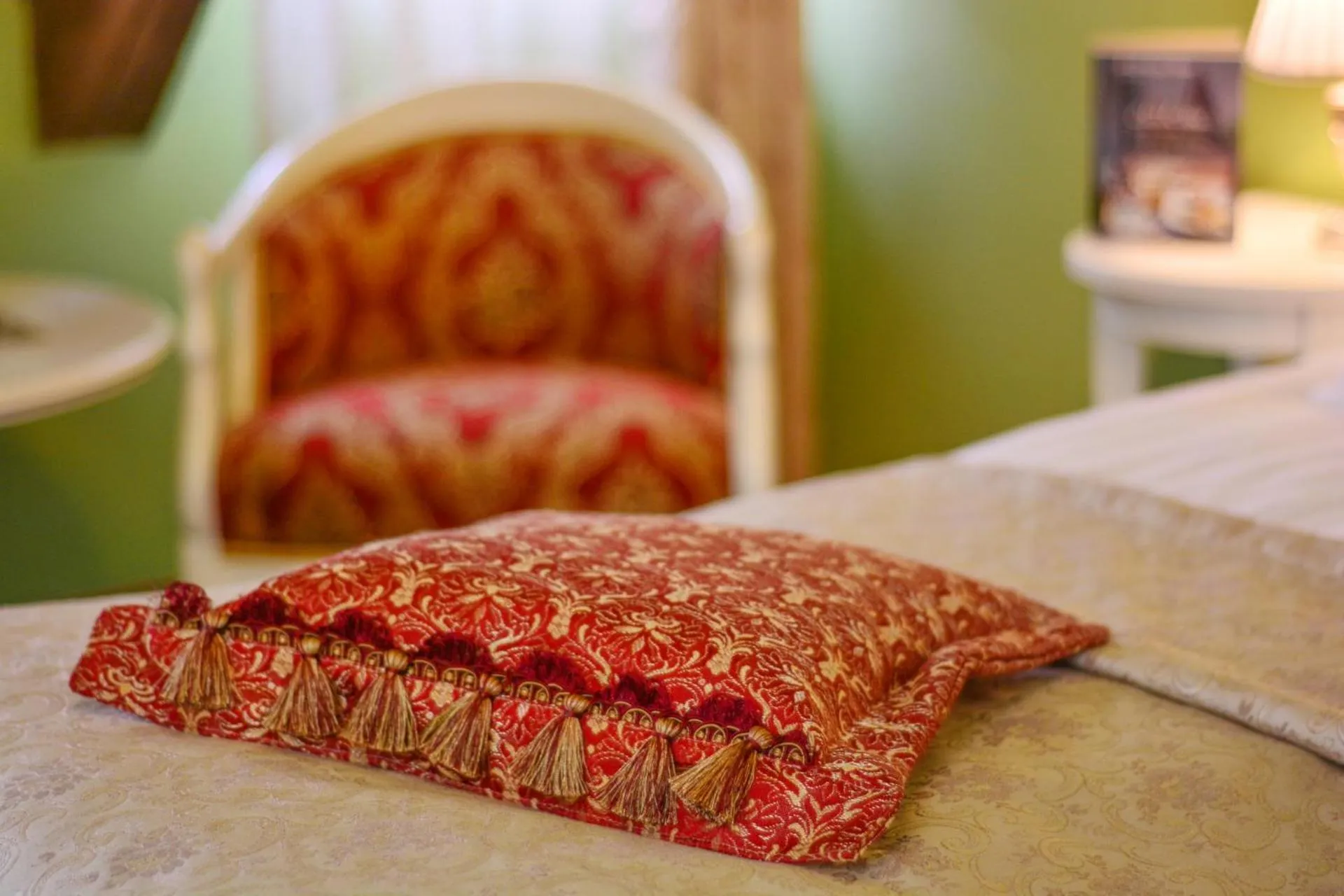 Decorative detail, Bed in Casa Georgius Krauss Sighisoara