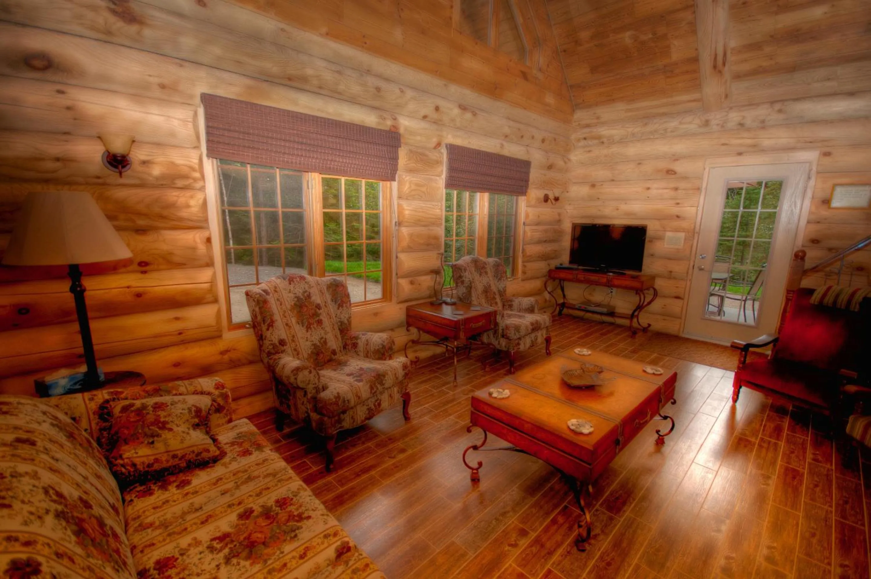 Living room in Le Chalet Le Bois Rond Des Ruisseaux