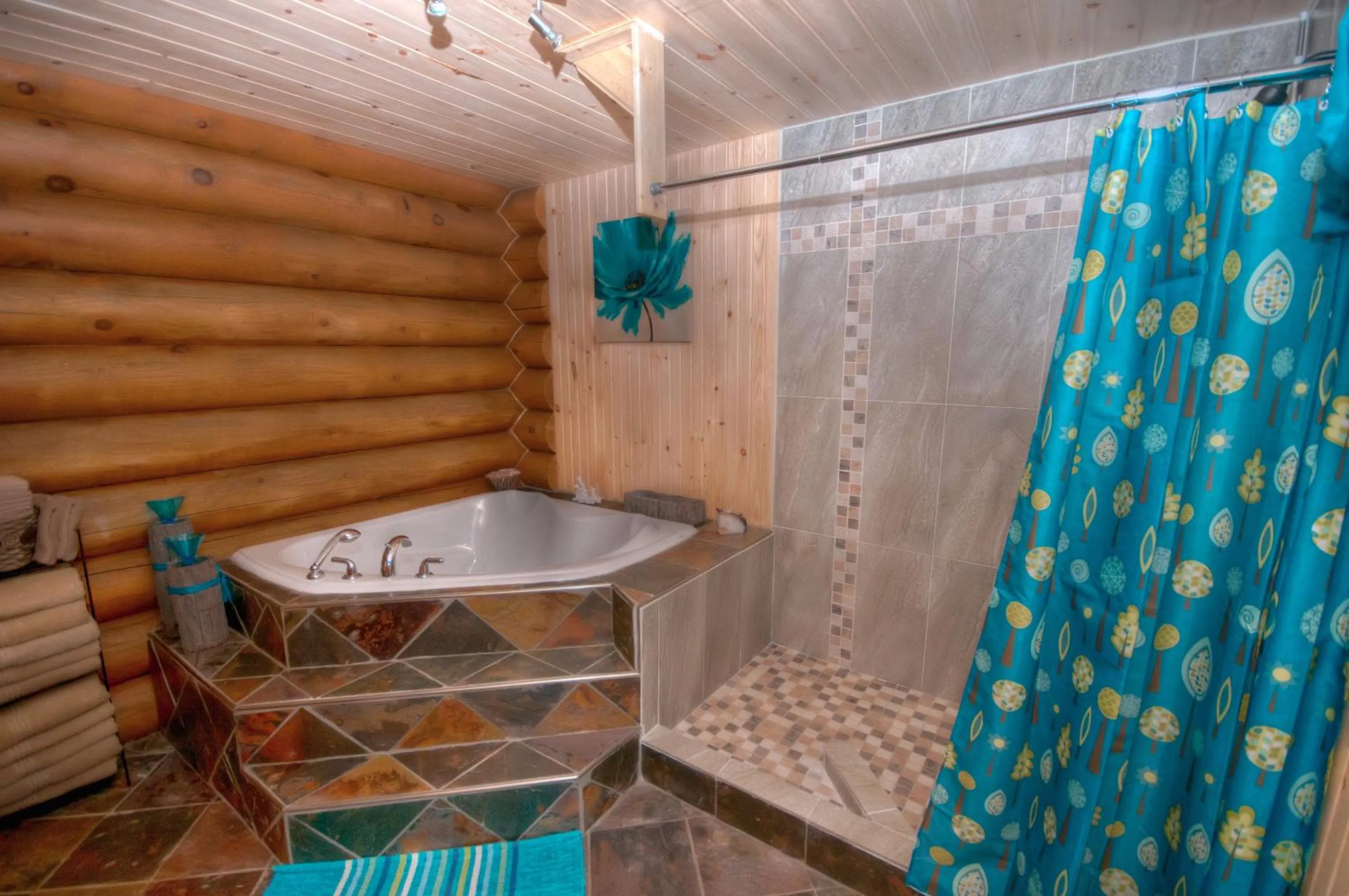 Bathroom in Le Chalet Le Bois Rond Des Ruisseaux