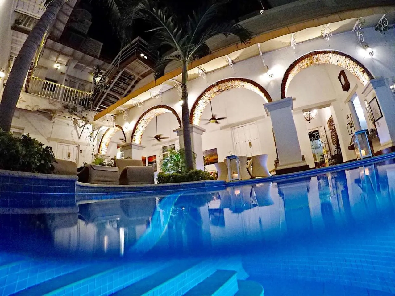 Swimming pool in Hotel Boutique Don Pepe