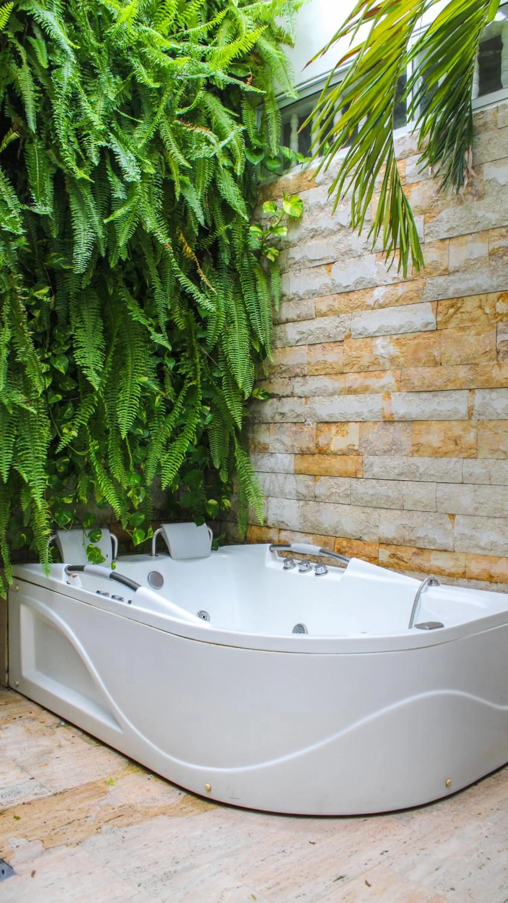 Patio in Hotel Boutique Don Pepe