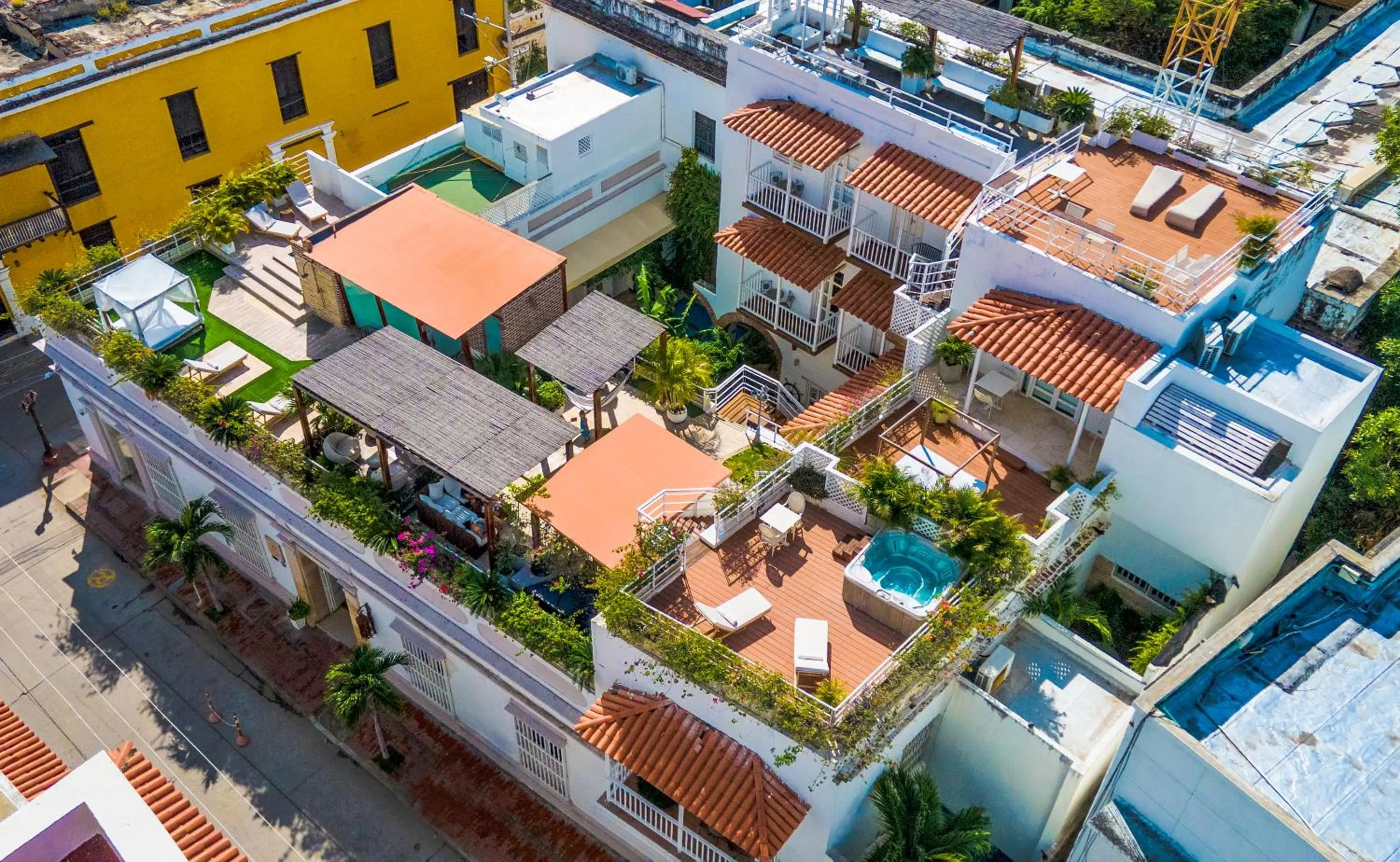 Bird's eye view in Hotel Boutique Don Pepe