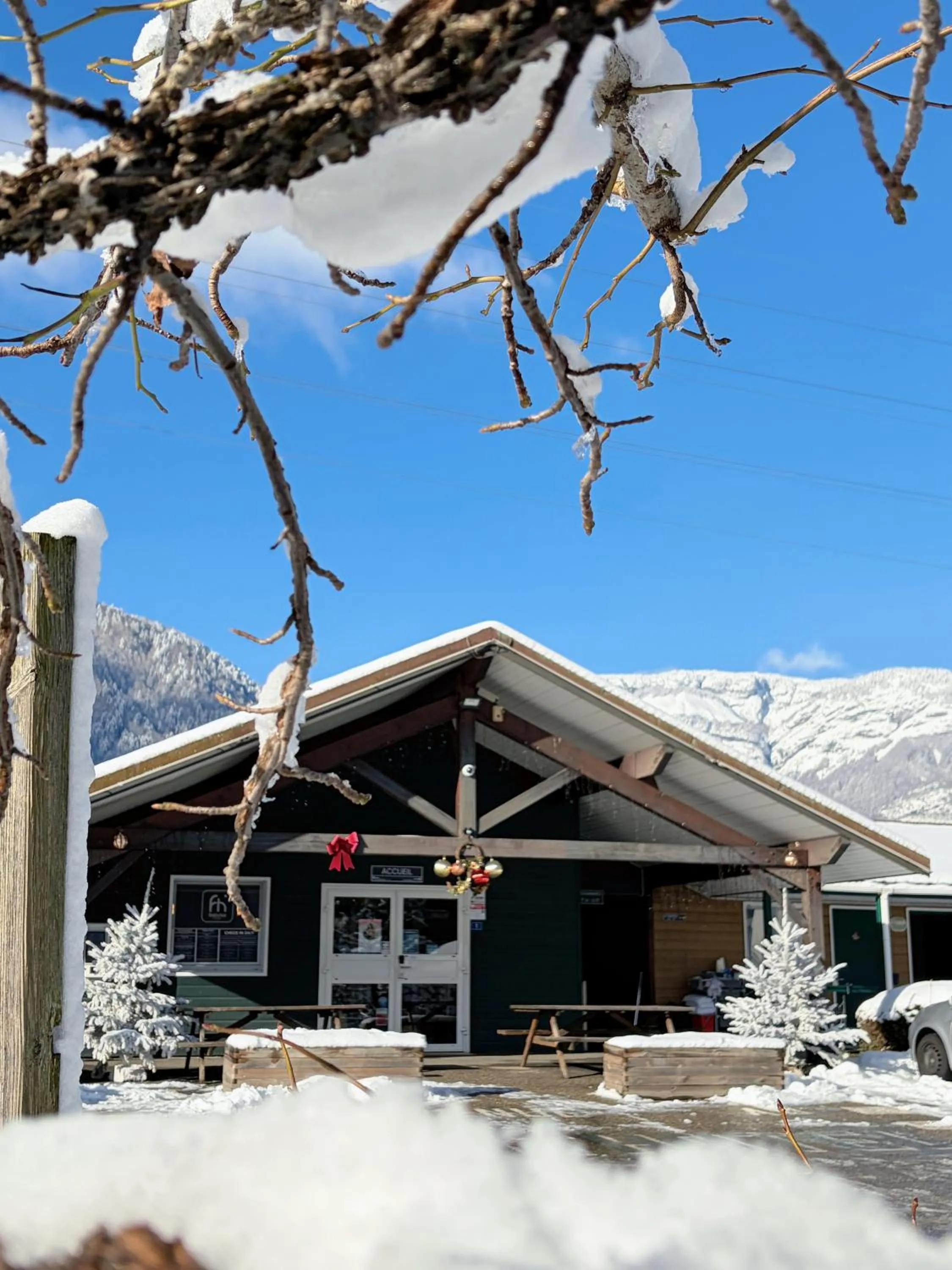 Natural landscape in Fasthotel Thones