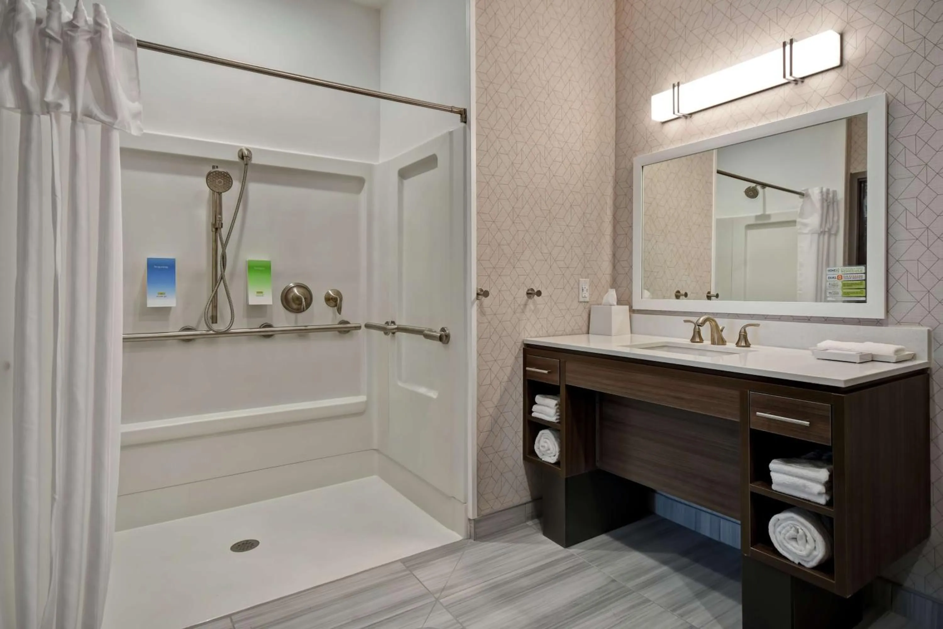 Bathroom in Home2 Suites By Hilton Taylor Detroit