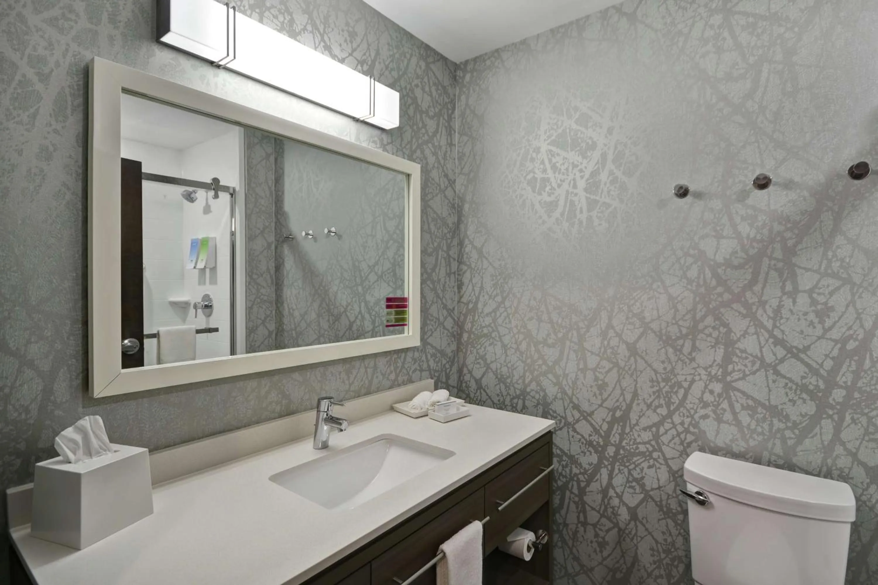 Bathroom in Home2 Suites By Hilton Grand Rapids North