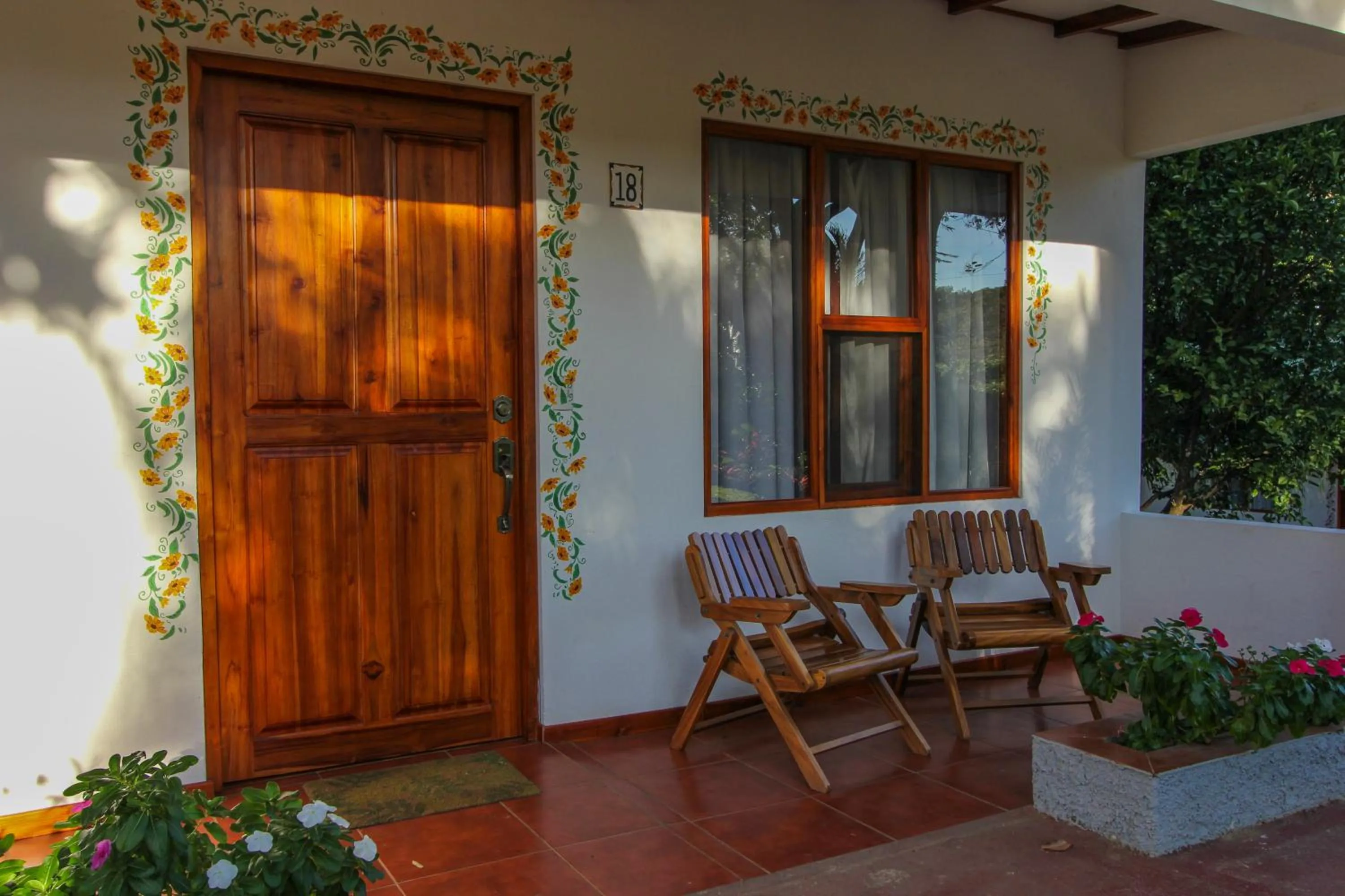 Patio in Hotel La Rosa de America