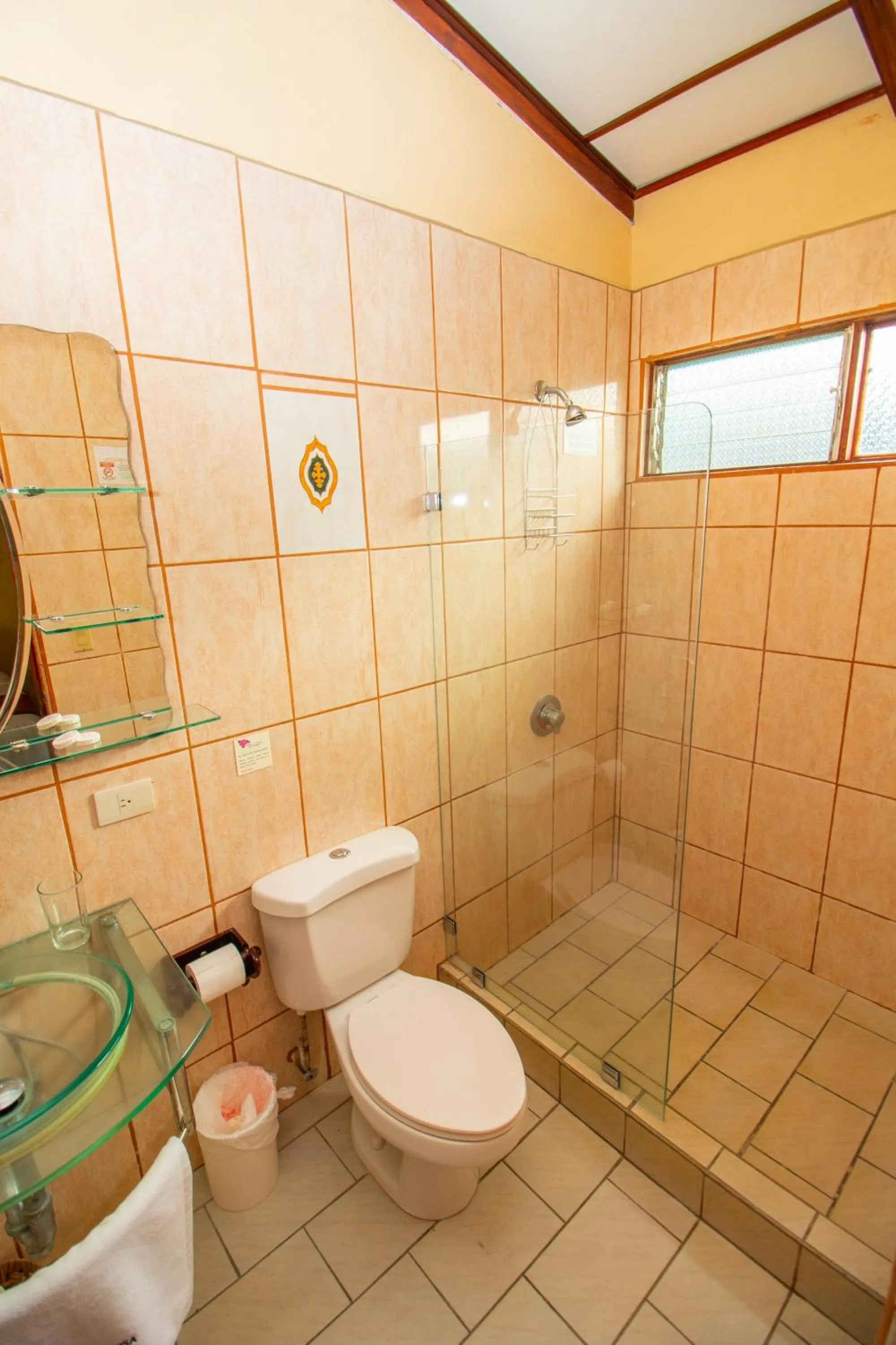 Shower in Hotel La Rosa de America