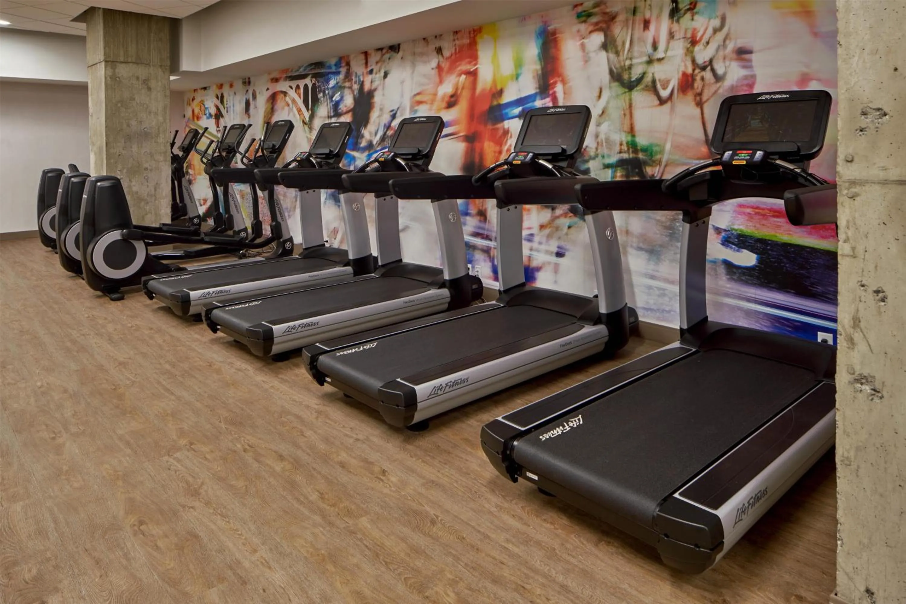 Fitness centre/facilities in Grand Hyatt Washington