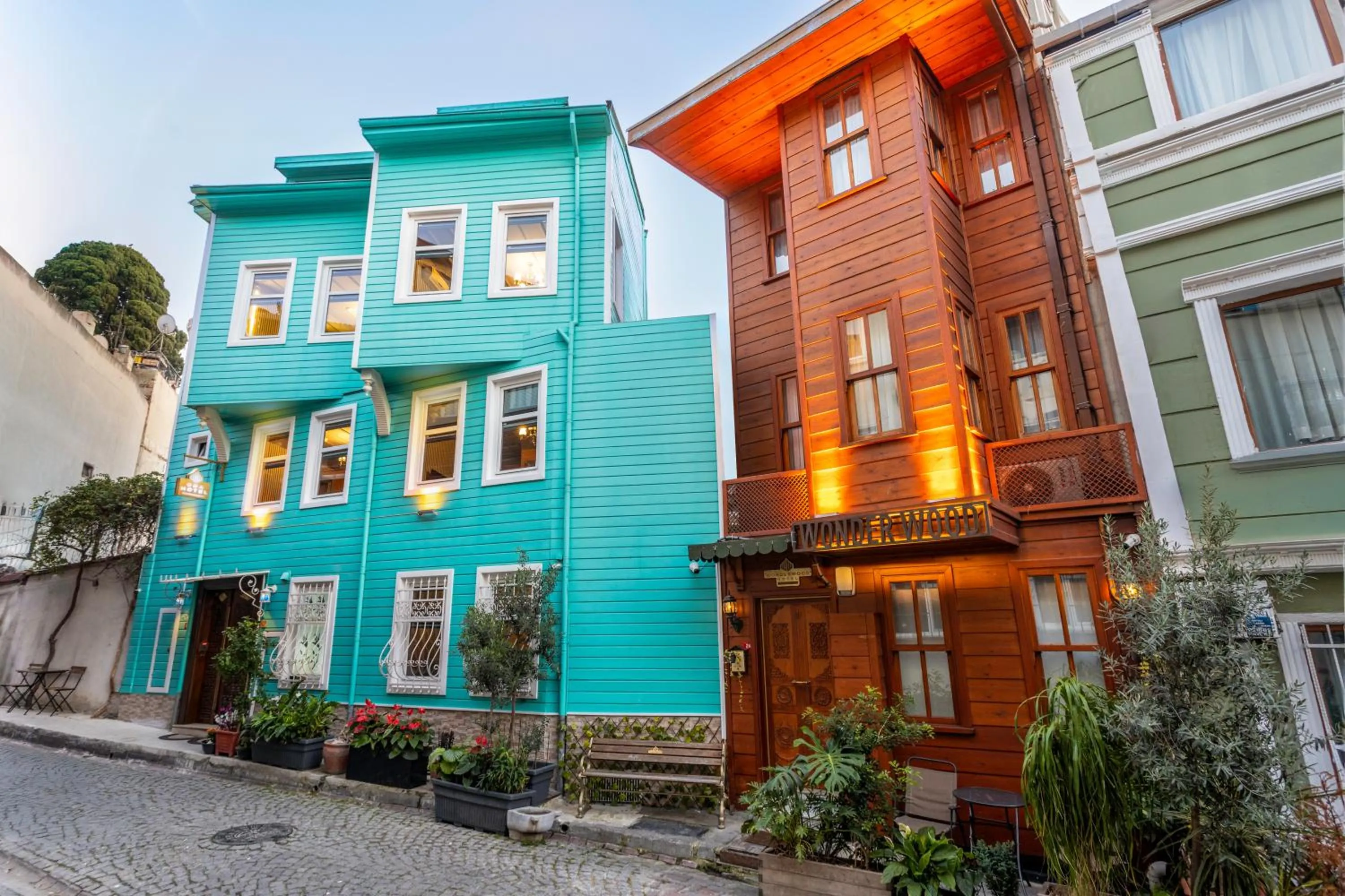 Off site in Wonder Wood Hotel