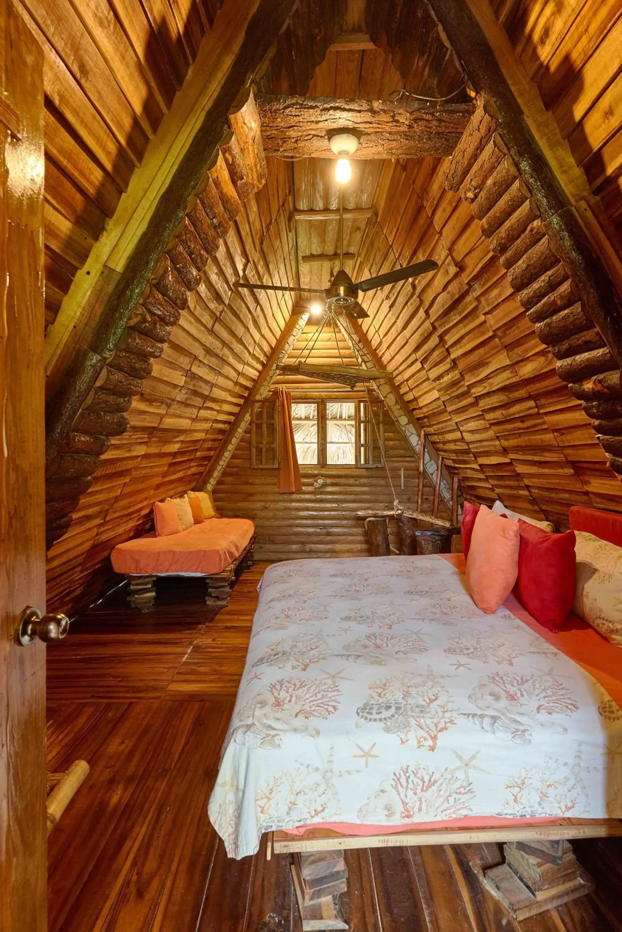 Bed in CHALET TROPICAL Hotel & Restaurant-Pizzeria
