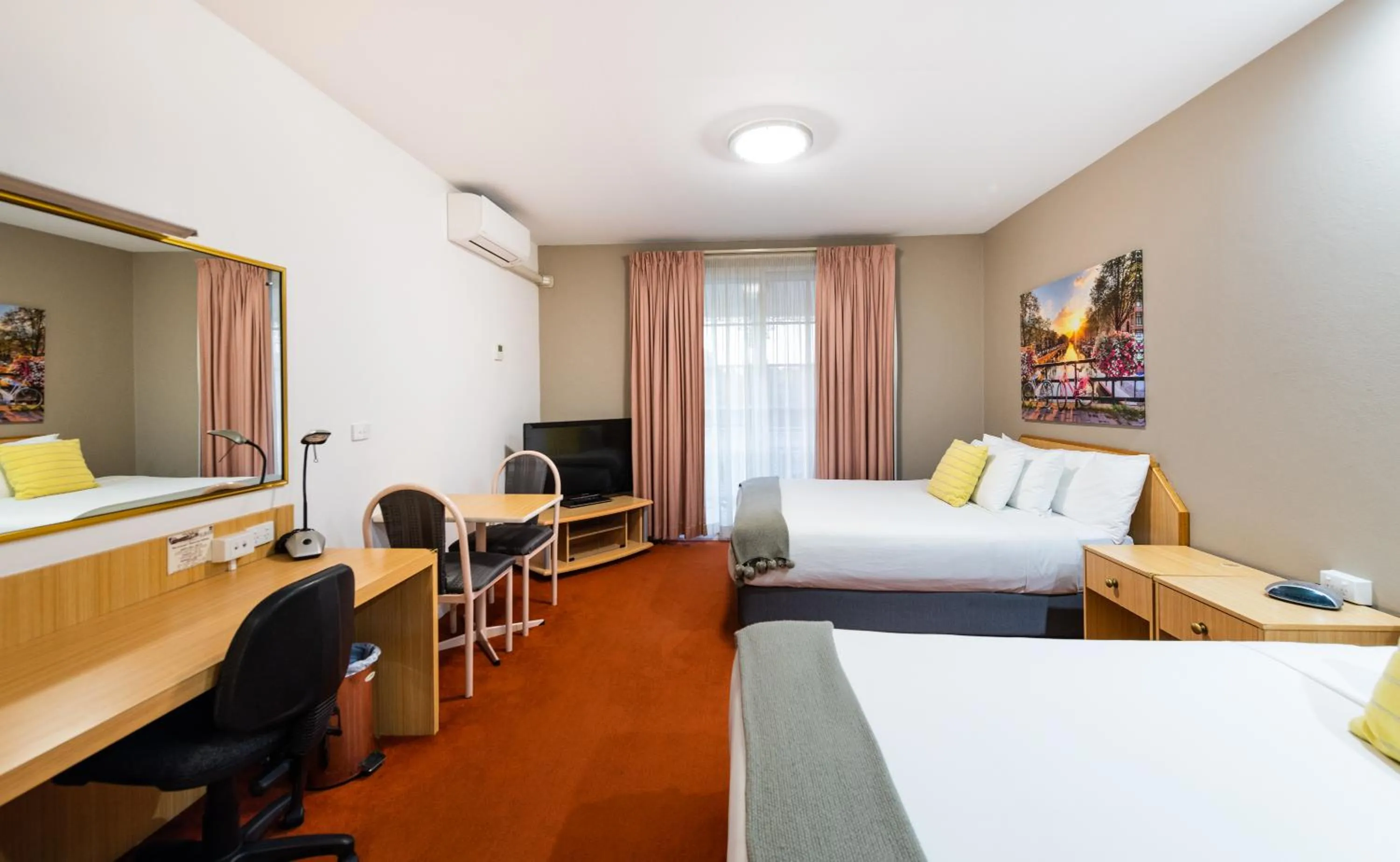 Bed in Golden Age Motor Inn