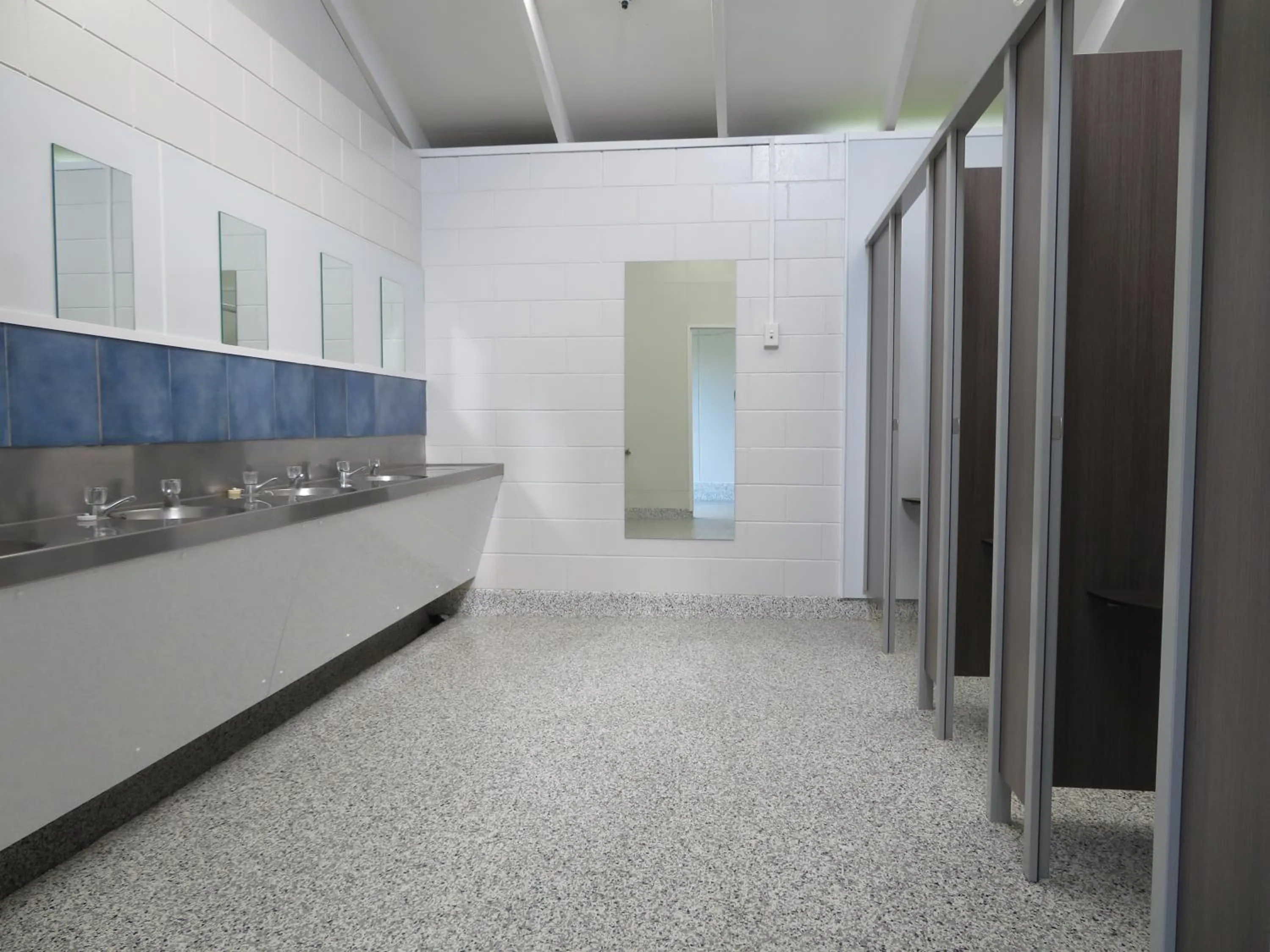 Shower in Whanganui Seaside Holiday Park