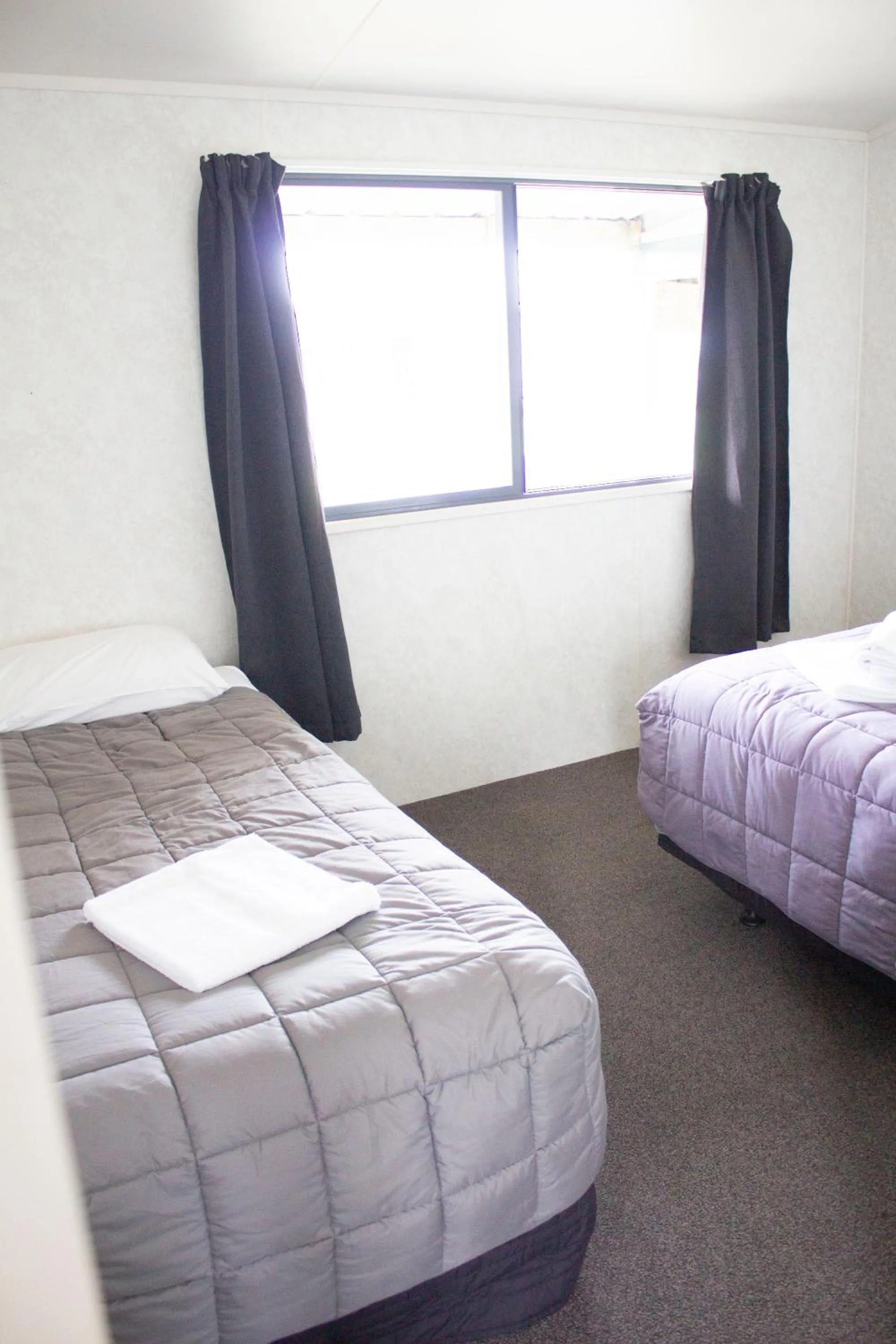Bedroom, Bed in Whanganui Seaside Holiday Park