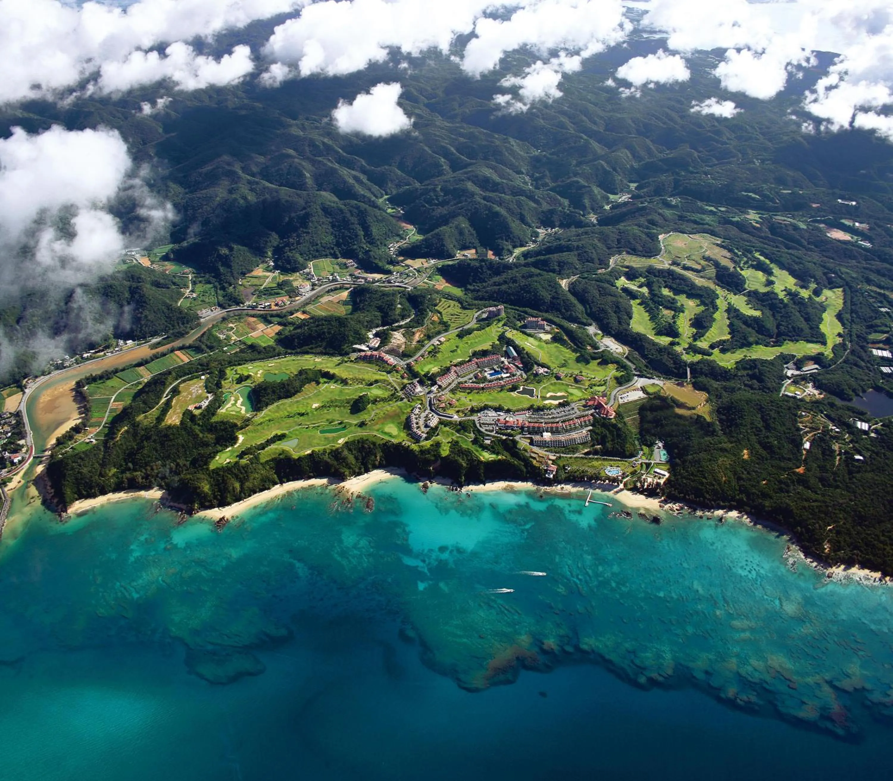 Bird's eye view in Kanucha Bay Hotel & Villas