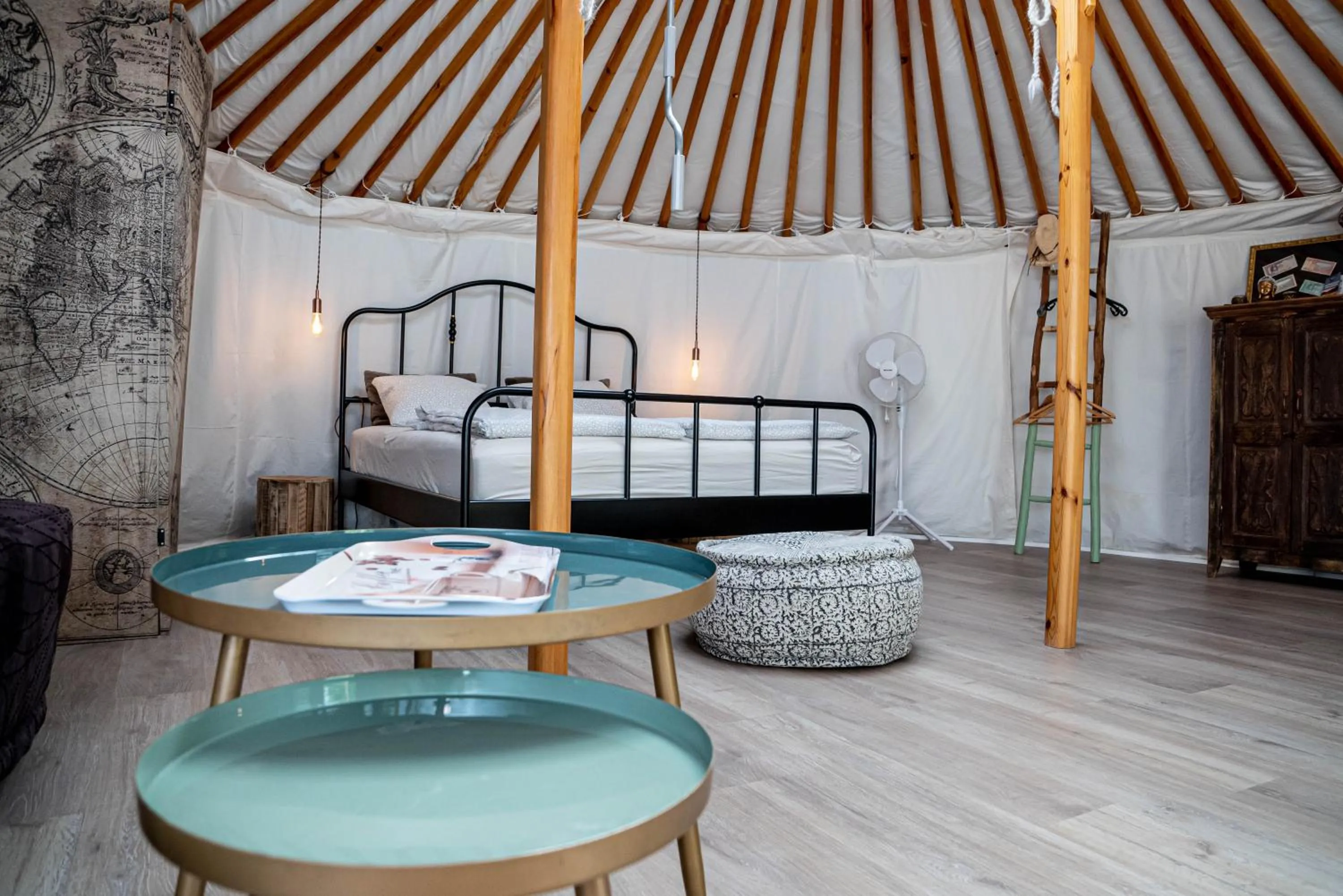 Bed in Finca Las Hierbas B&B