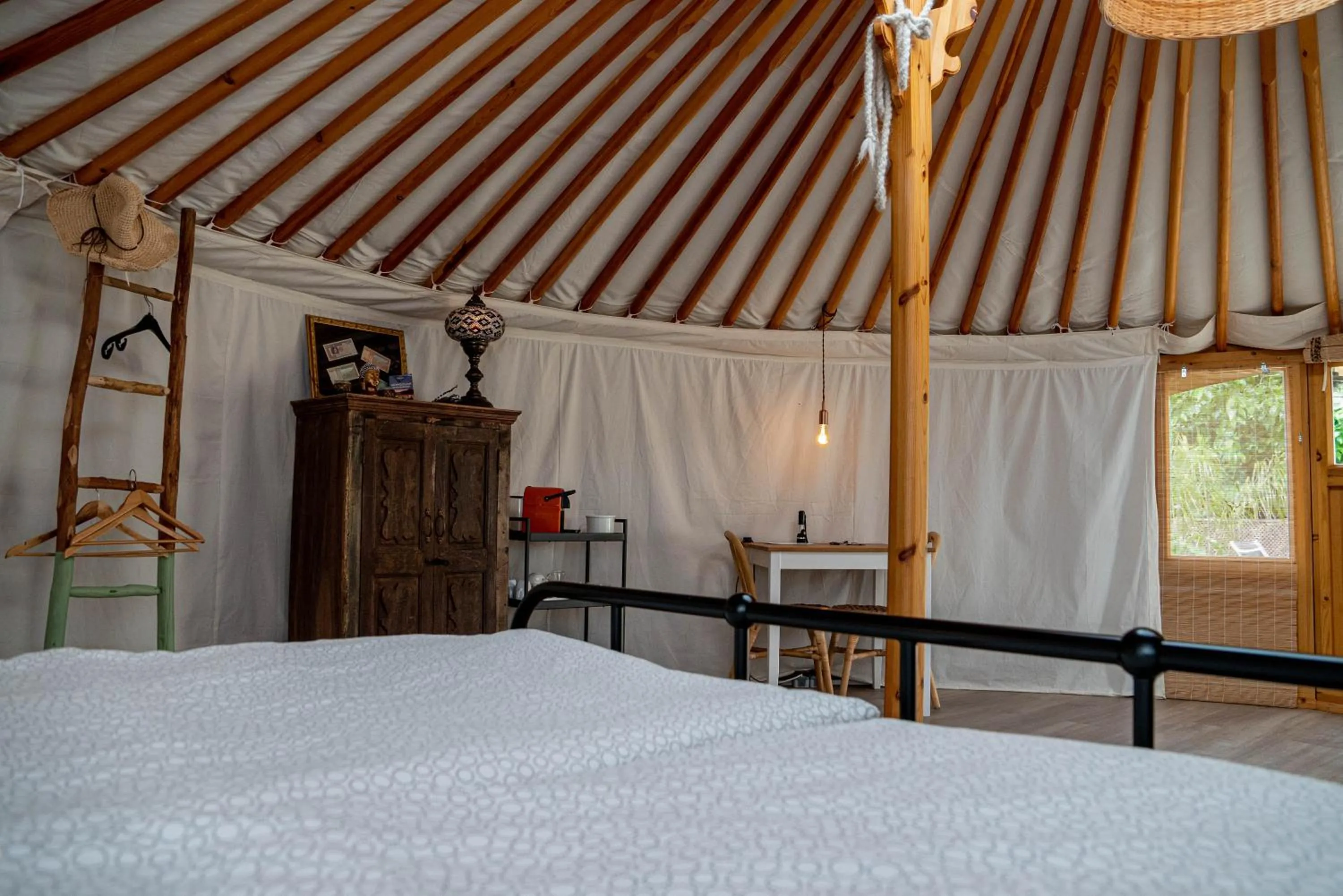 Bed in Finca Las Hierbas B&B