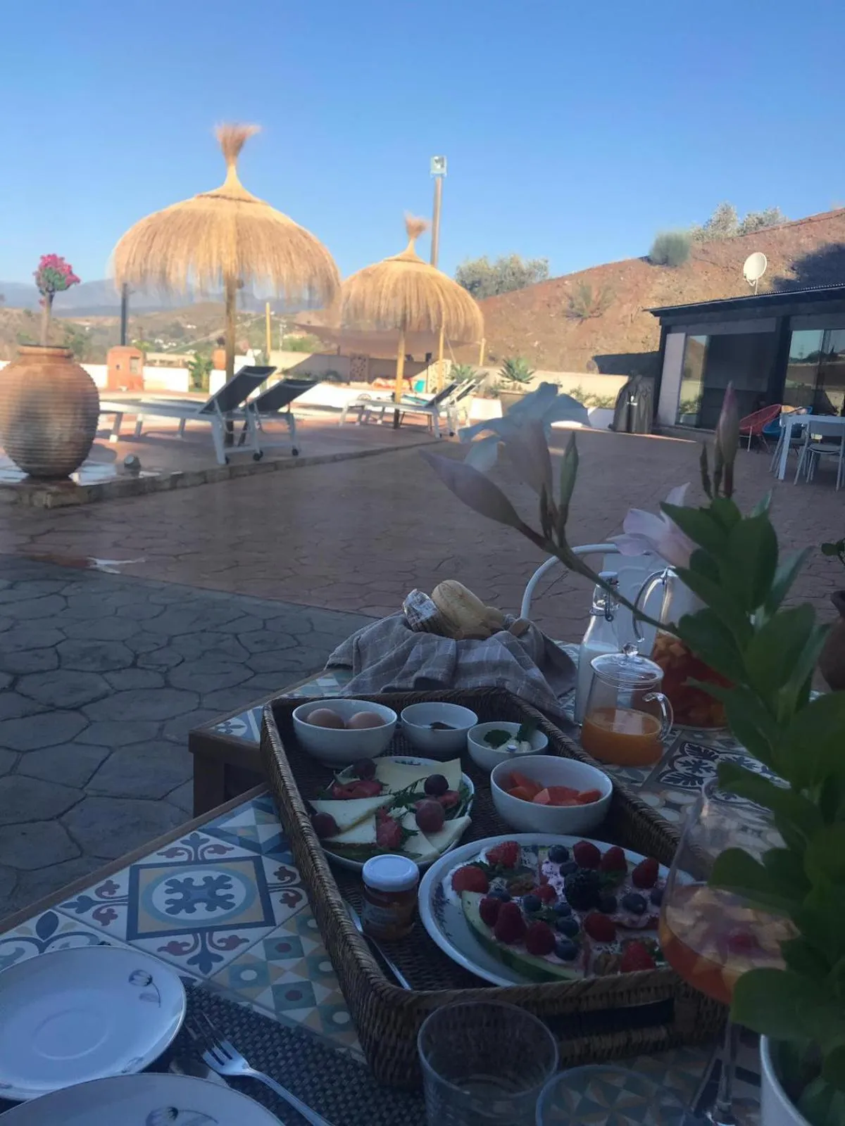 Breakfast in Finca Las Hierbas B&B