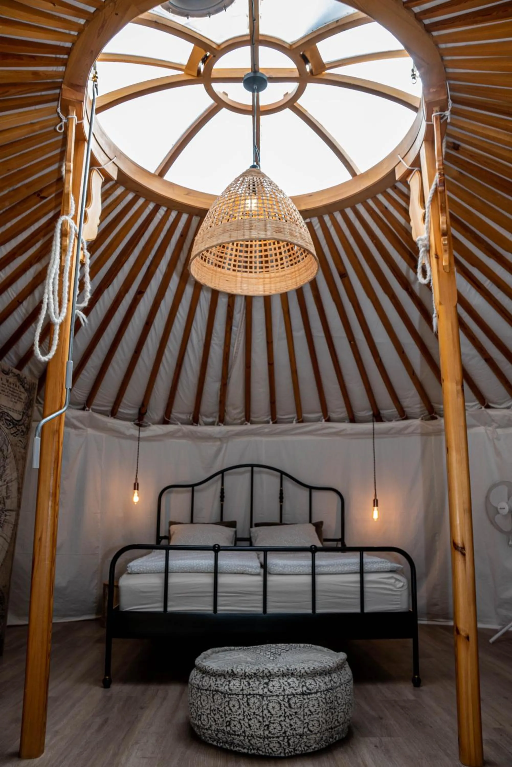 Decorative detail, Bed in Finca Las Hierbas B&B
