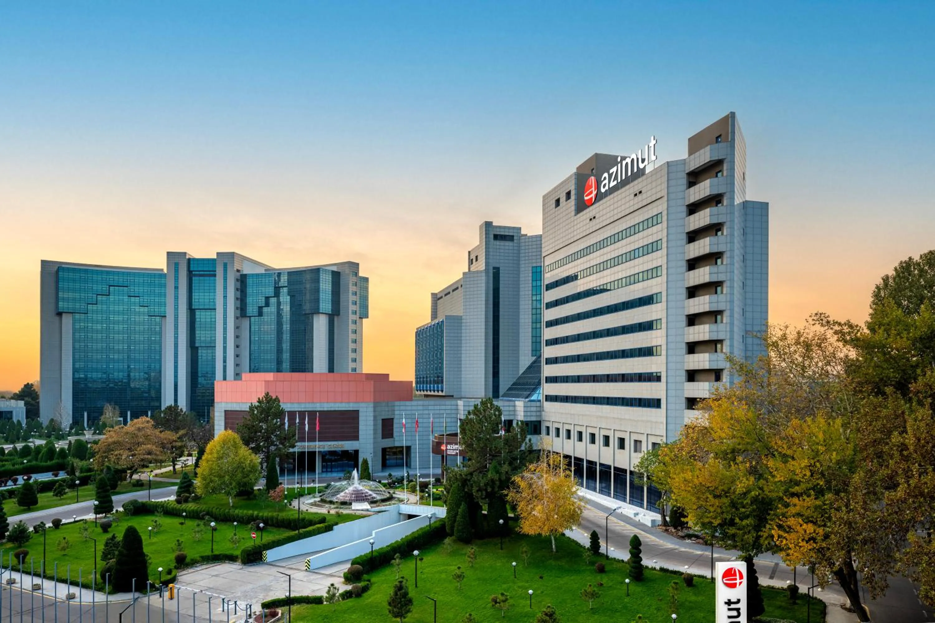 Property building in AZIMUT Grand Hotel Tashkent