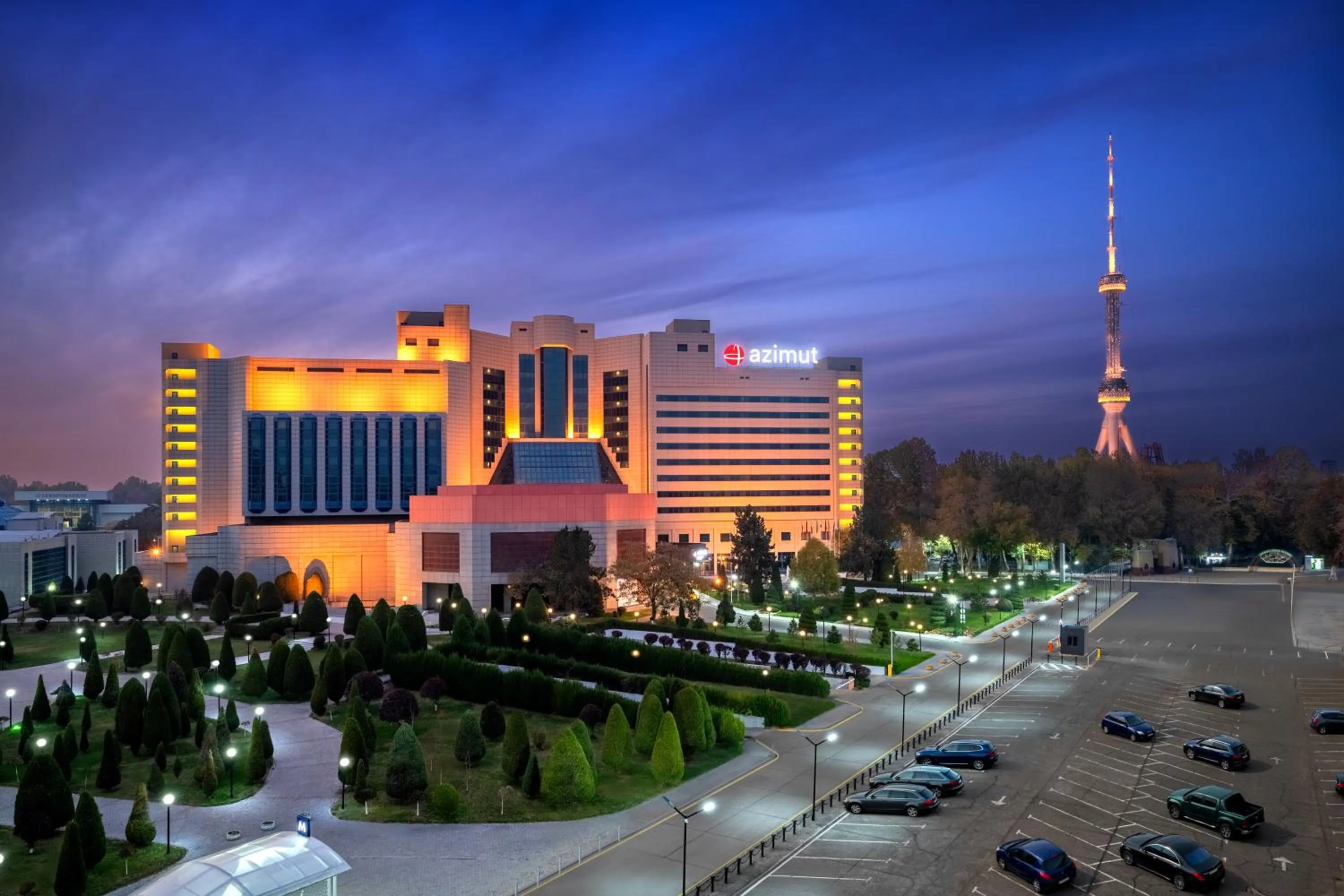 Property building in AZIMUT Grand Hotel Tashkent
