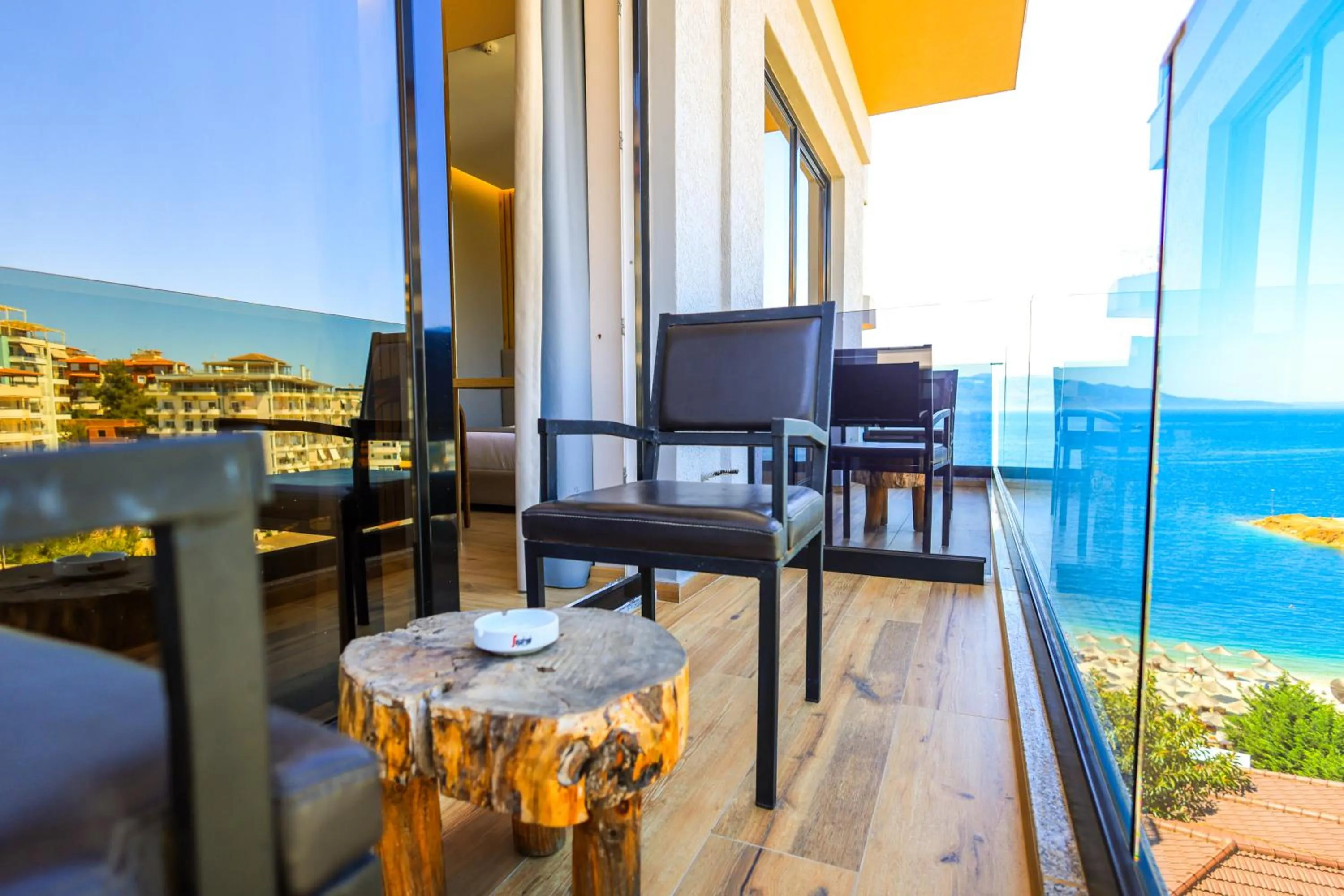 Balcony/Terrace in Hotel Apollon Sarande