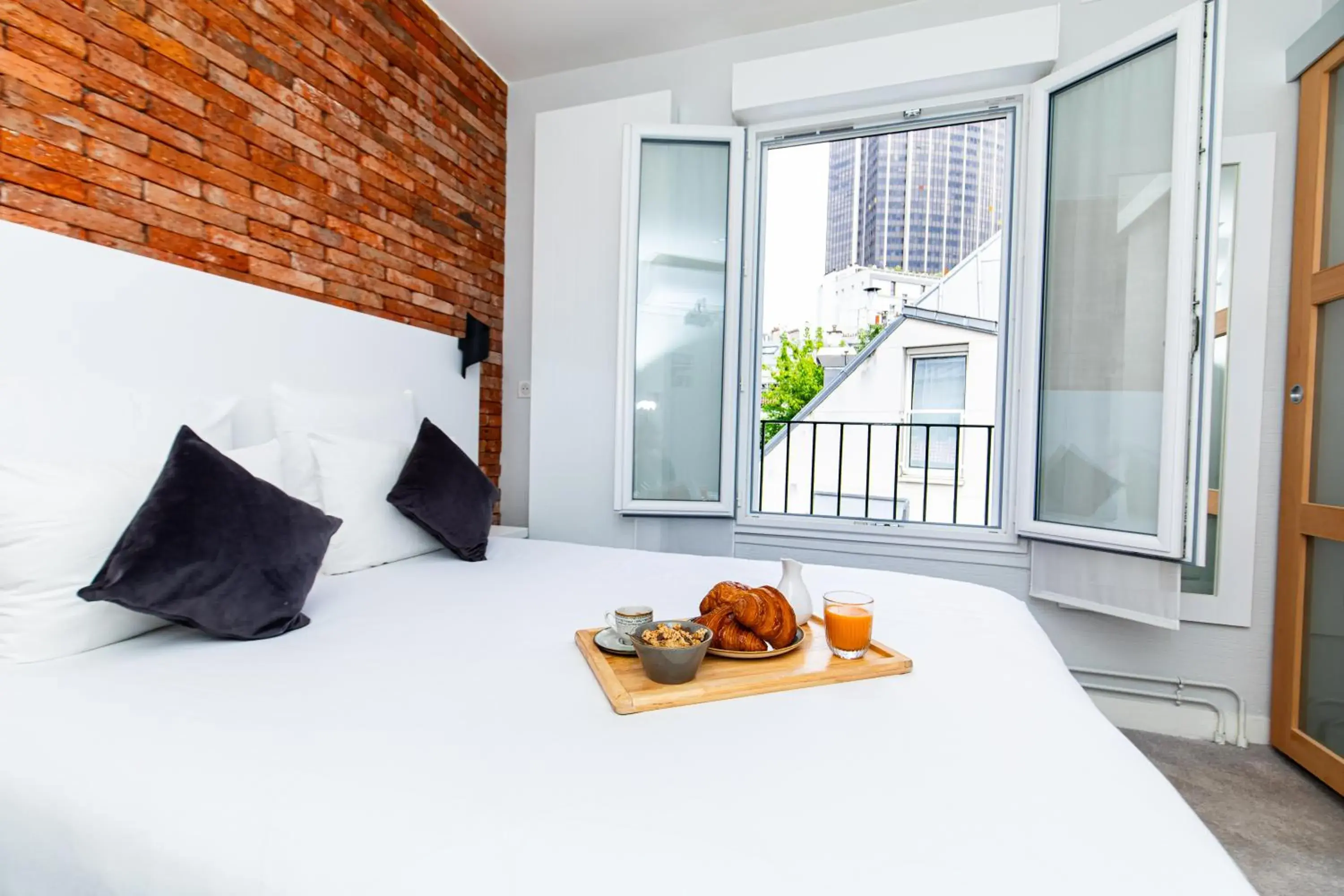 Superior Double Room with bath and garden view in HOTEL DE PARIS MONTPARNASSE Superior Double Room with bath and garden view in HOTEL DE PARIS MONTPARNASSE